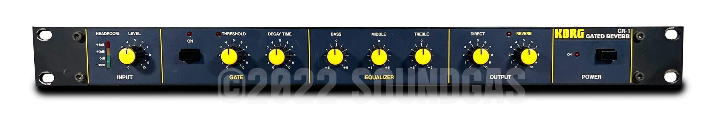 Korg GR-1 Gated Reverb Effect Pedal for Electric Guitar & Bass - Studio & Live Performance Sound Enhancement
