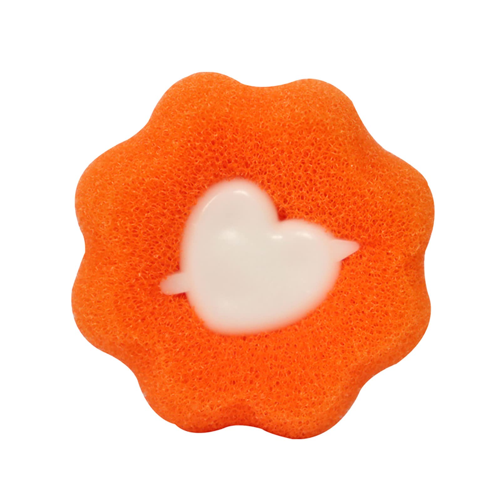 UPhost8 Reusable Laundry Hair Catcher Ball - Pet Hair Remover for Washing Machine & Dryer, Lint Collector for Dog & Cat Hair (Orange, One Size) - Perfect for Pet Owners & Laundry Care