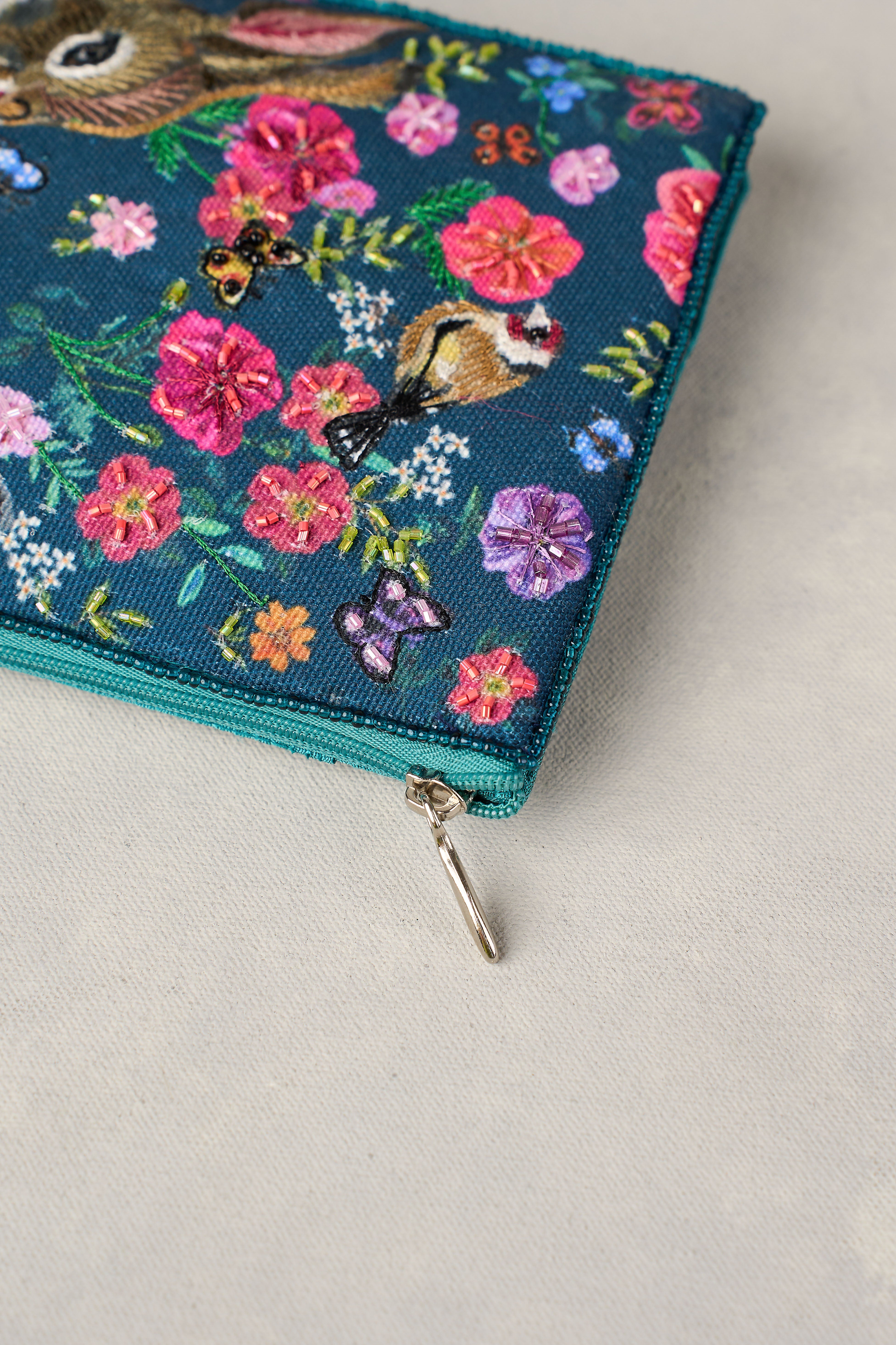 Nathalie Lété Designer Cosmetic Bag - Stylish Makeup Pouch for Travel & Daily Essentials | Perfect for Makeup Brushes, Toiletries & Accessories Organization