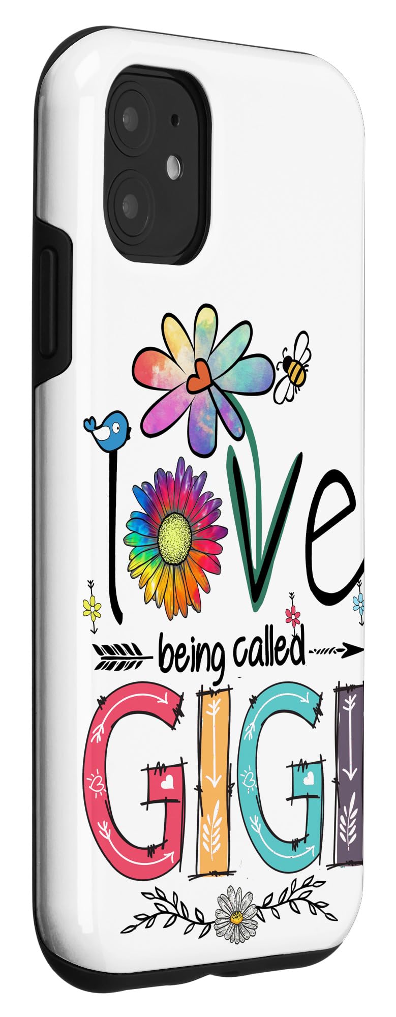 iPhone 11 Case - Cute Gigi Daisy Flower Design - Perfect Gift for Grandma & Mother's Day - Protective Phone Cover for Everyday Use & Special Occasions