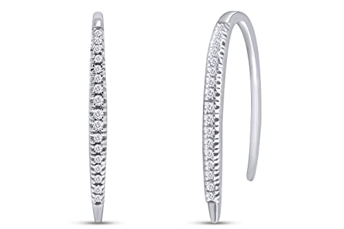 White Gold Over : Simulated Cubic Zirconia