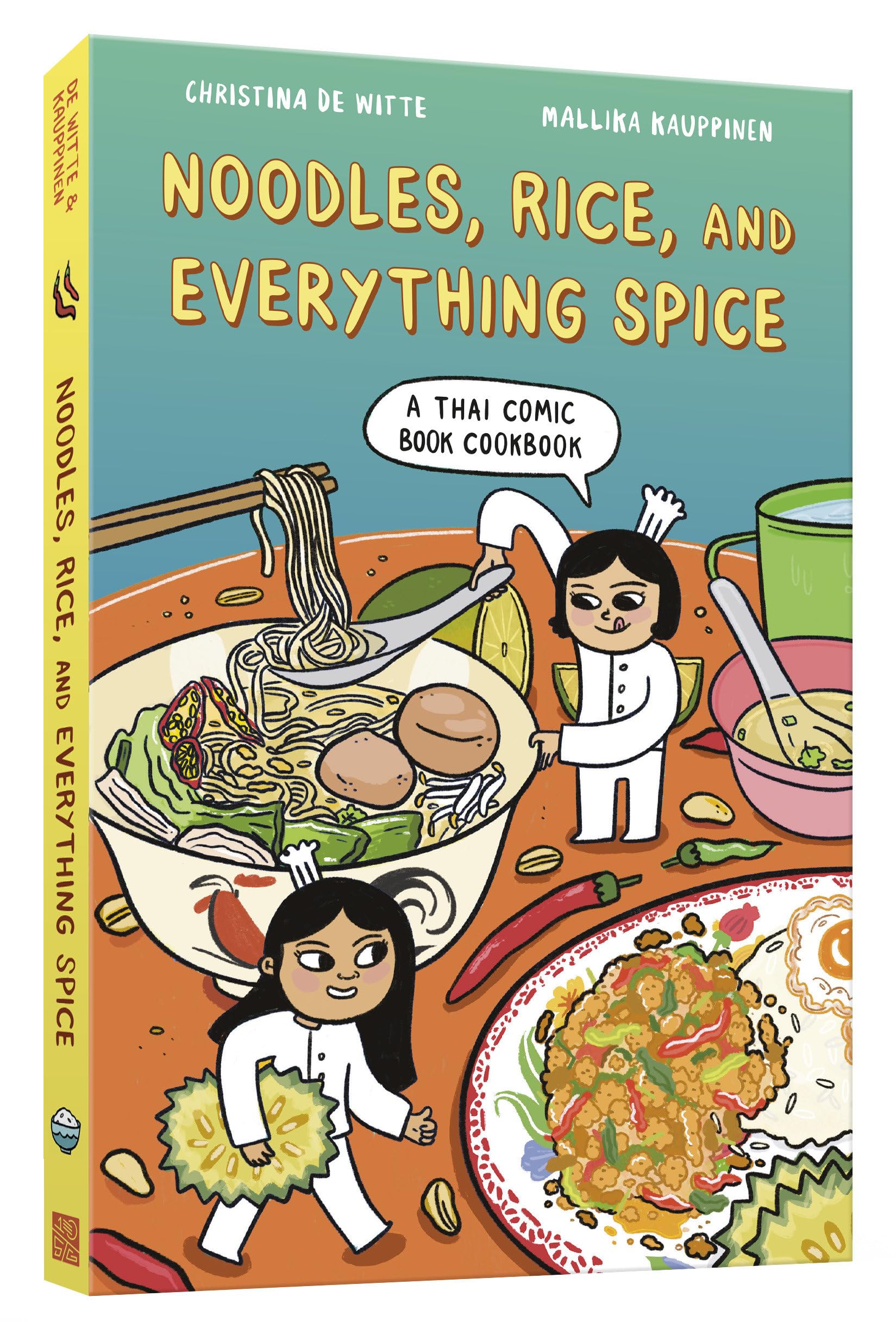 Thai Comic Book Cookbook: Easy Noodles, Rice & Spice Recipes for Beginners | Perfect for Home Cooking & Gifts
