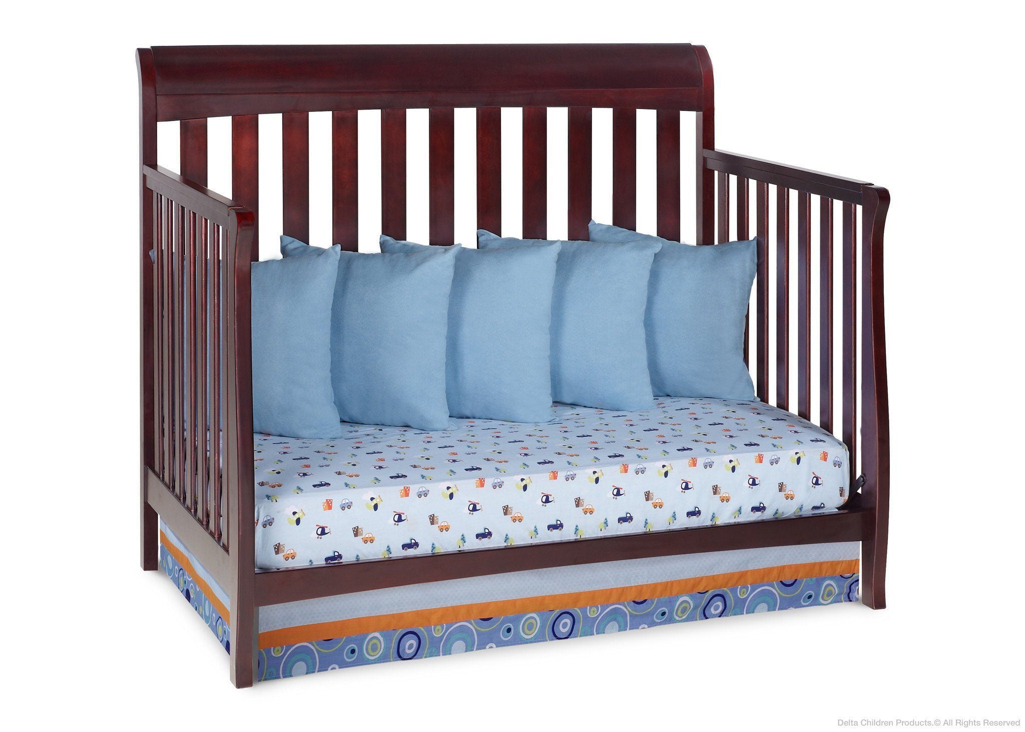 Marquis 4-in-1 Convertible Baby Crib with Toddler Bed & Daybed Conversion - Safe & Stylish Nursery Furniture for Newborns to Kids | Perfect for Small Spaces & Modern Nurseries