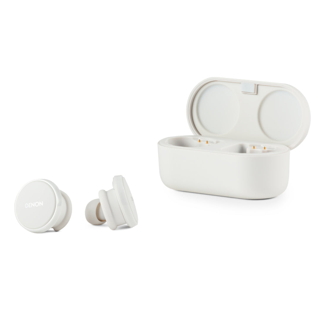 Denon PerL Pro True Wireless Earbuds - Premium Noise Cancelling Bluetooth Earbuds with Hi-Res Audio for Gym, Travel & Work
