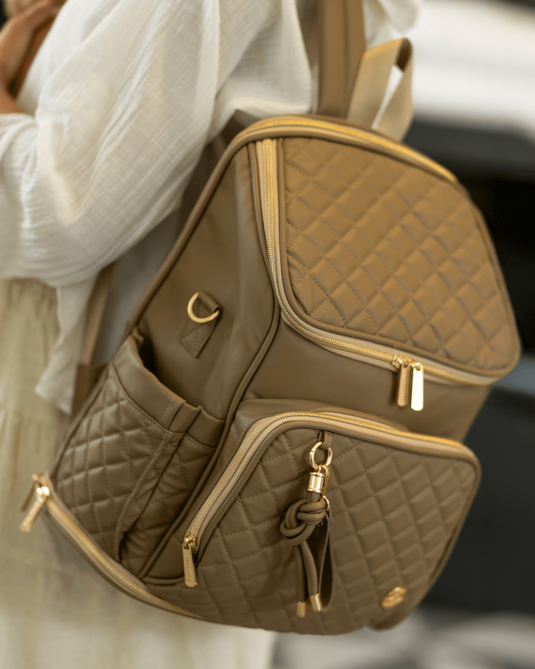 The City Trooper Mocha - Stylish & Durable Backpack for Urban Commuters, Students & Travelers | Perfect for Work, School & Outdoor Adventures