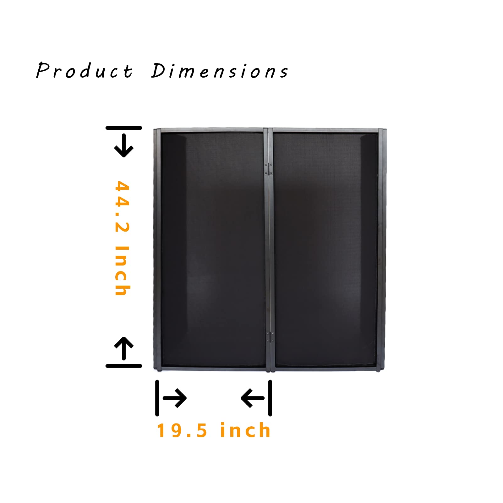 Portable DJ Booth Facade - White & Black Foldable DJ Screen with Carry Bag | Video Light Projector Display Panel for Events, Weddings & Nightclubs | Easy Setup & Transport