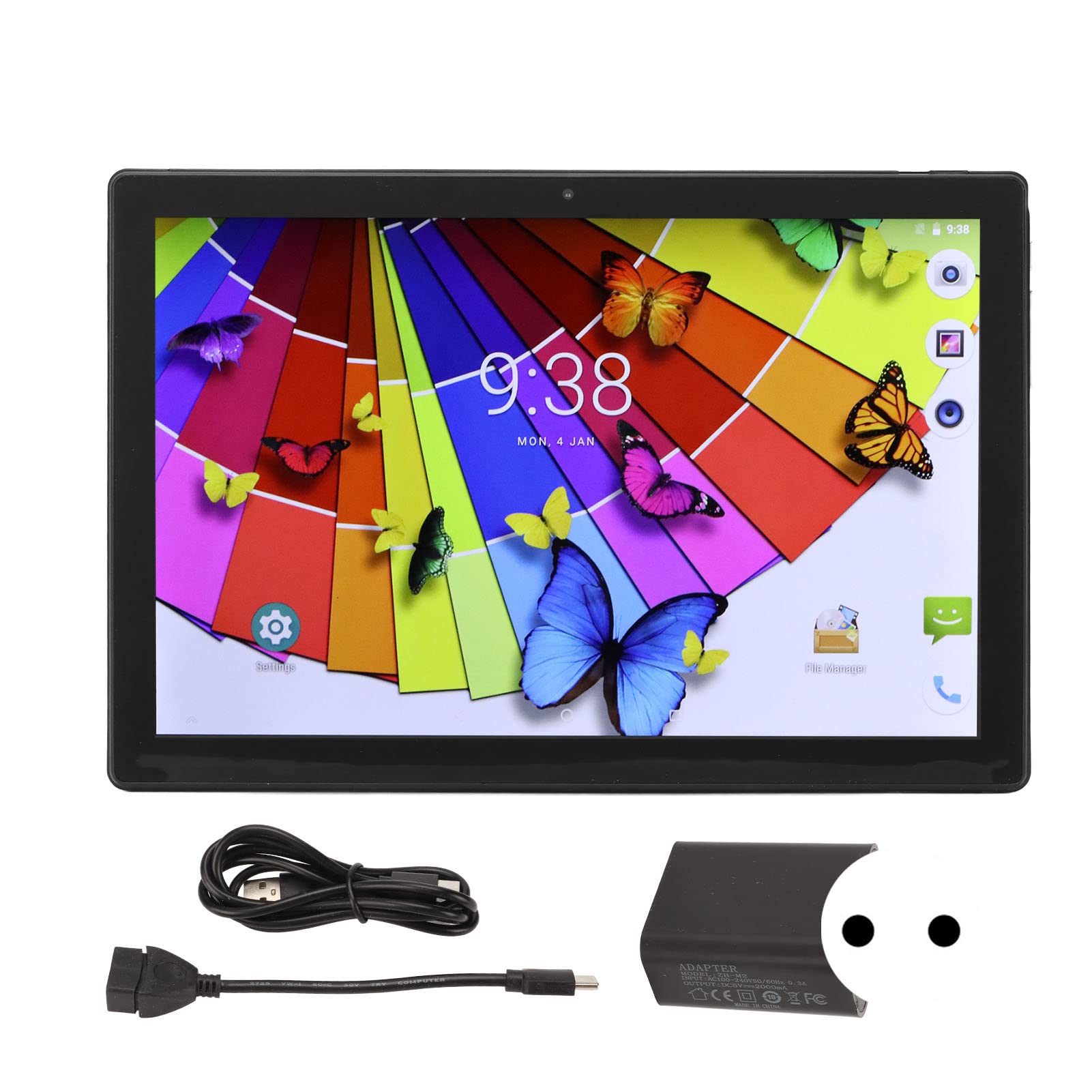 10.1 Inch Android 10 Tablet with 4G LTE, Octa-Core Processor, 8GB RAM, 256GB Storage, 2.4G/5G WiFi, Bluetooth 5.0, GPS, 8800mAh Battery - Expandable to 128GB - Perfect for Work, Study, and Entertainment on the Go