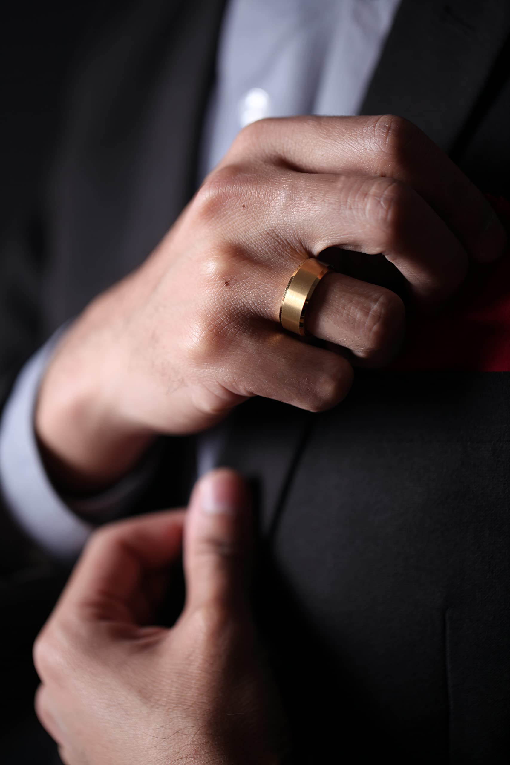 Binary Code Wedding Band - Computer Programmer Ring with Circuit Board Design - Unique Geek Jewelry Gift for Engineers, Nerds & Tech Lovers - Perfect for Weddings, Anniversaries & Tech-Themed Events