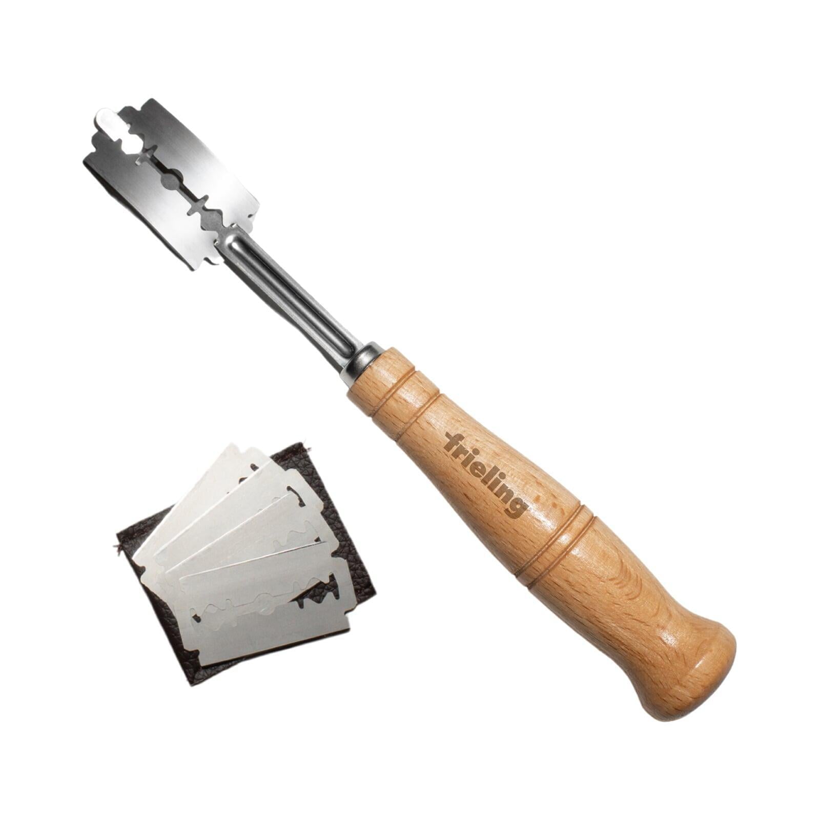 Premium Bread Lame with 5 Extra Stainless Steel Blades - Professional Bread Scoring Tool for Artisan Sourdough, Baguettes & Homemade Baking - Perfect for Bakers & Bread Making Enthusiasts