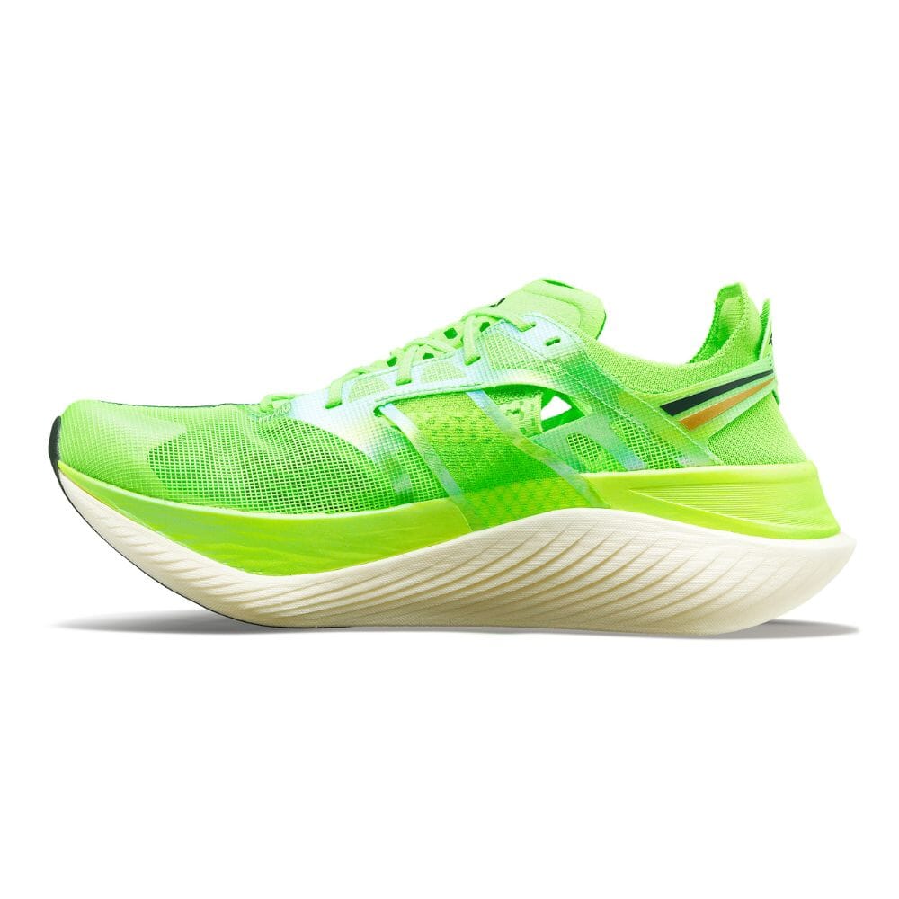 Saucony Men's Endorphin Elite Running Shoes - Lightweight Carbon Fiber Racing Sneakers for Marathon & Road Running | Perfect for Competitive Runners & Speed Training