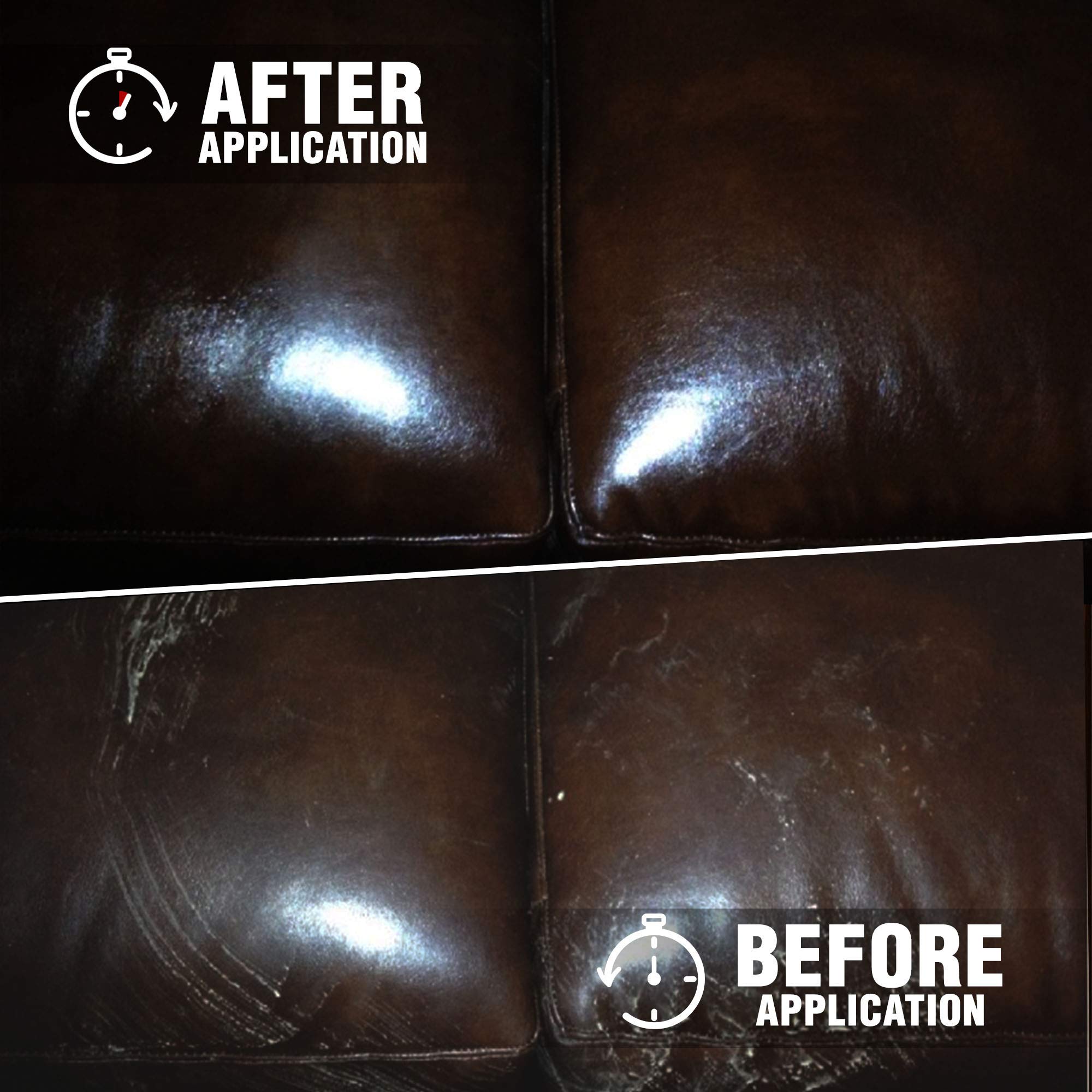 Milsek Leather & Vinyl Cleaner & Conditioner - 12 Fl Oz (Pack of 12) - Professional Cleaning Kit for Leather Furniture, Car Seats, Shoes, Handbags & More - Restores Shine & Protects Surfaces - Perfect for Home, Office & Auto Care