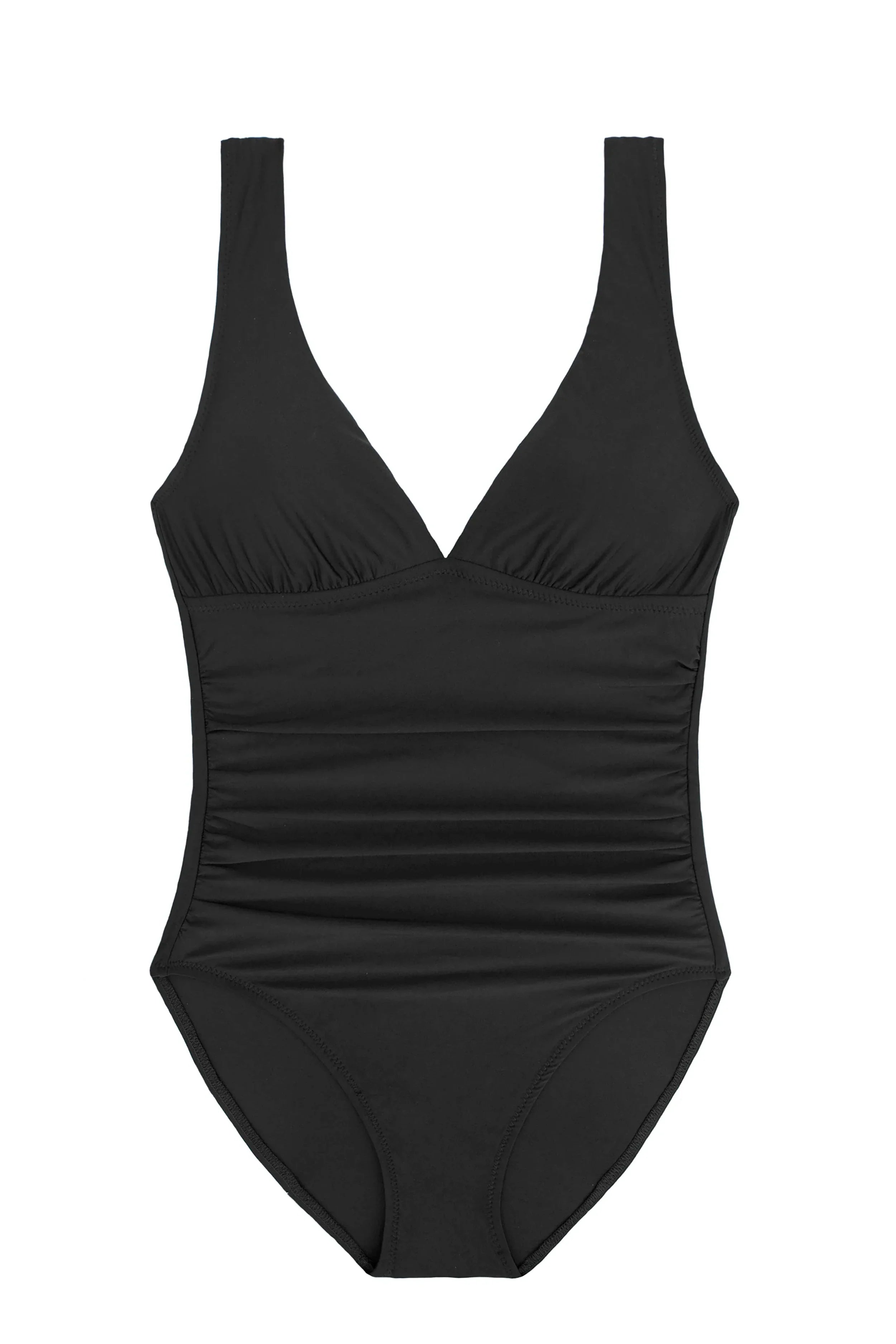 Olivia One Piece Swimsuit - Black Women's Bathing Suit for Beach, Pool & Summer Vacations