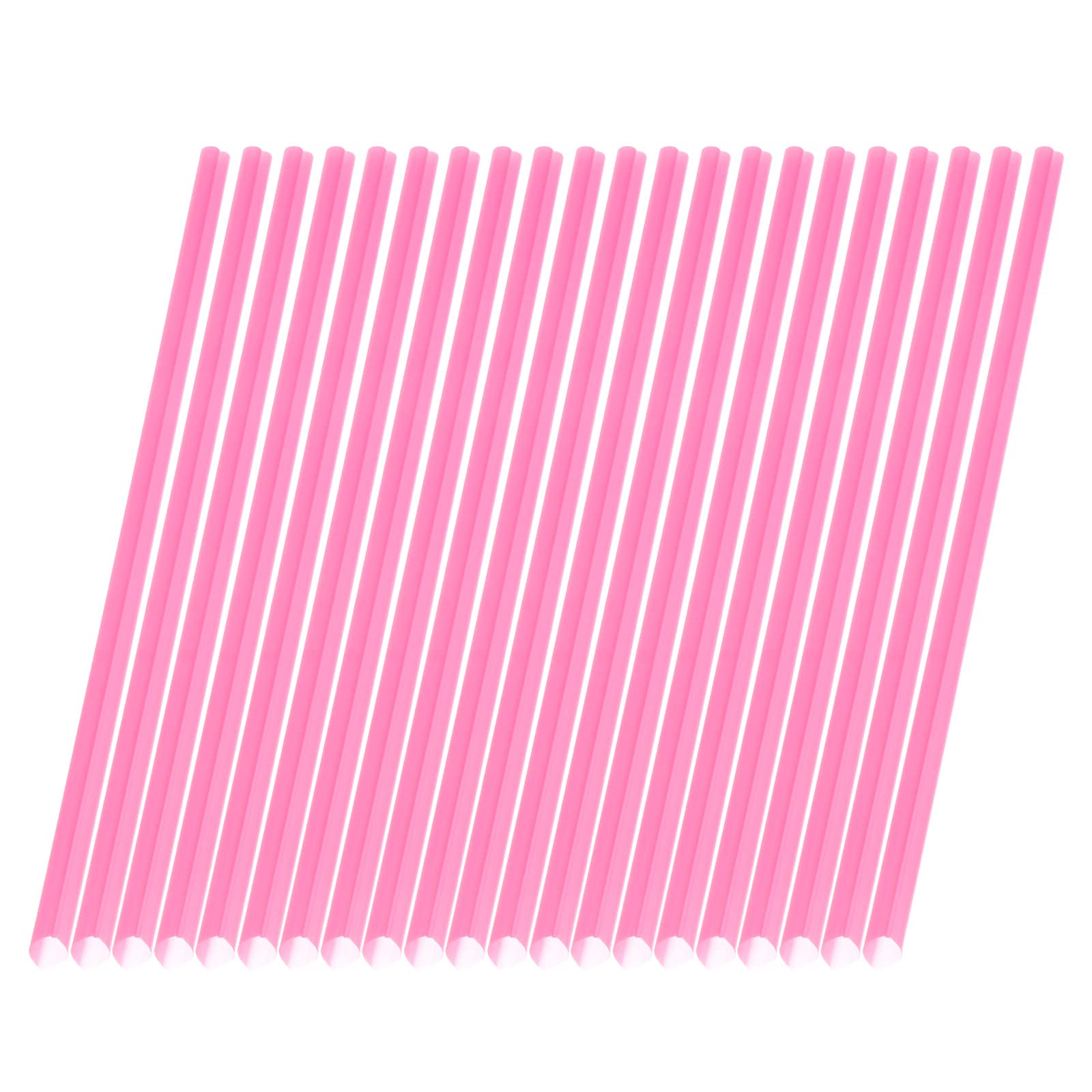 DOITOOL 100pcs Heart Shaped Plastic Straws - Colorful Disposable Drinking Straws for Milk, Smoothies, Cocktails & Party Decorations - Perfect for Valentine's Day, Weddings, Baby Showers & Birthday Celebrations