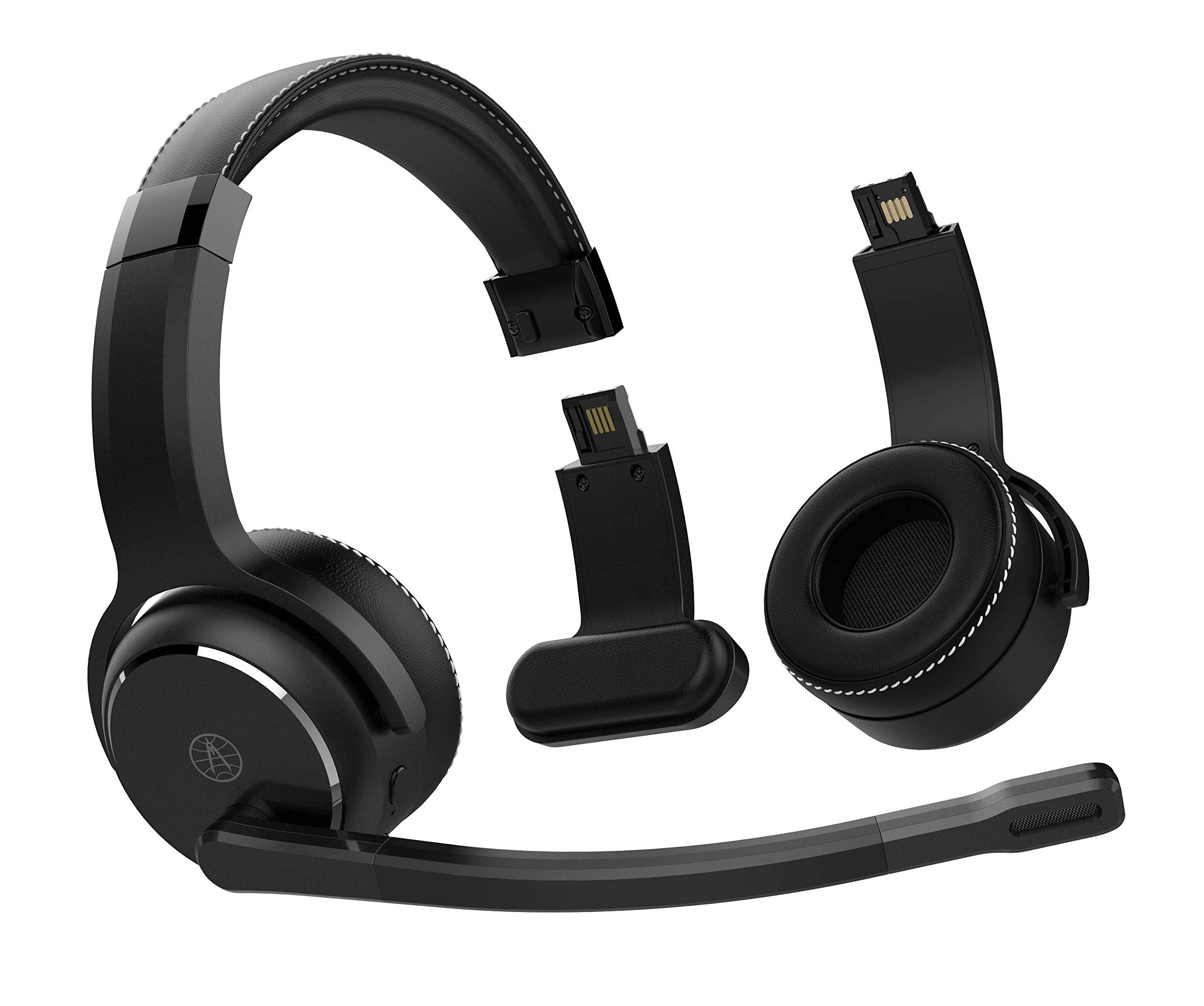 Rand McNally ClearDryve 210 Premium 2-in-1 Wireless Headset with Noise Cancellation | Long Battery Life & All-Day Comfort | Black | Perfect for Truck Drivers & Remote Workers