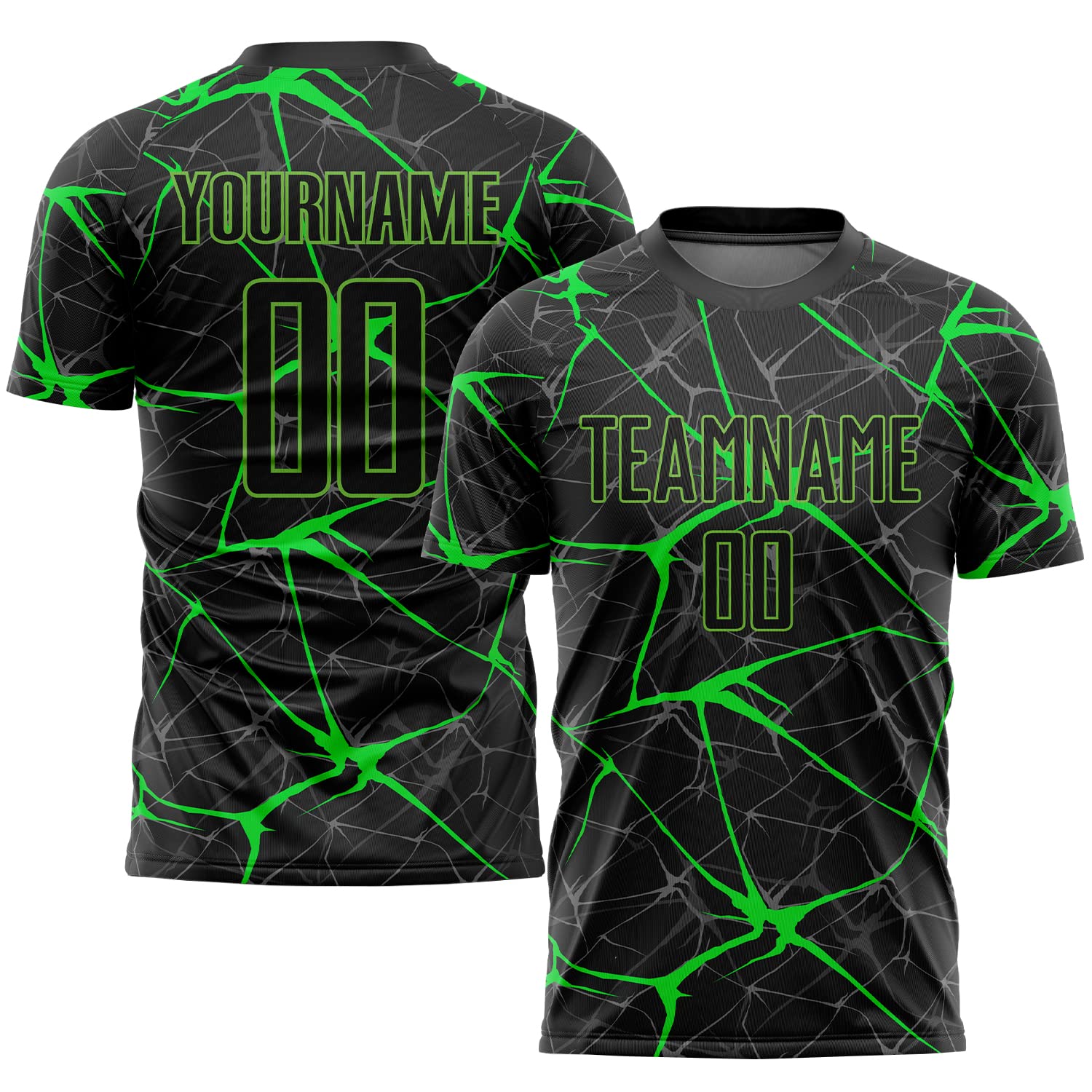 Custom Personalized Soccer Jerseys for Men, Women & Youth - Team Name, Number & Logo Printing - Breathable Soccer Shirts & Shorts Set for Training, Matches & Fan Support