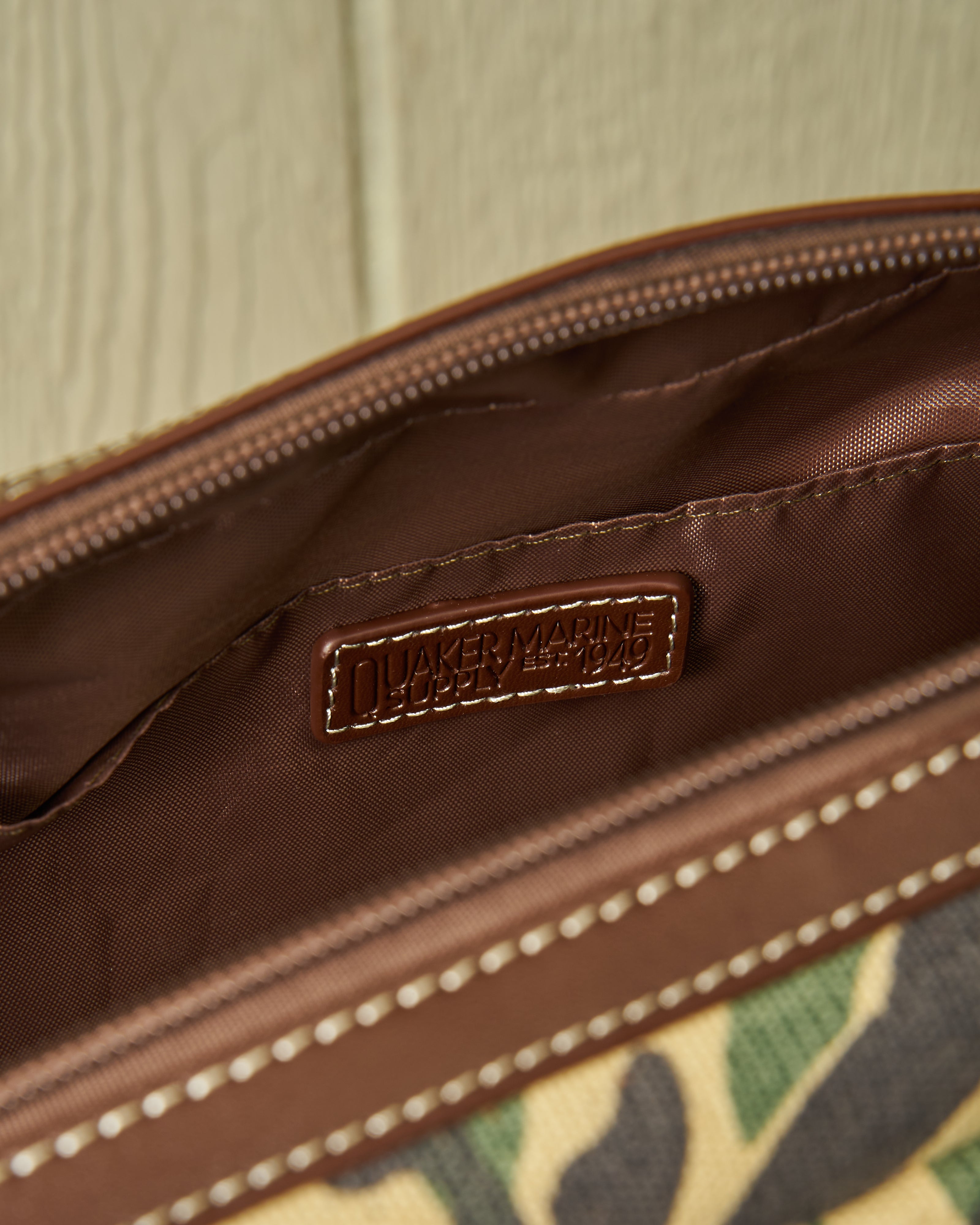 Waxed Camouflage Dopp Kit - Water-Resistant Travel Toiletry Bag for Men, Gym, Camping & Outdoor Adventures