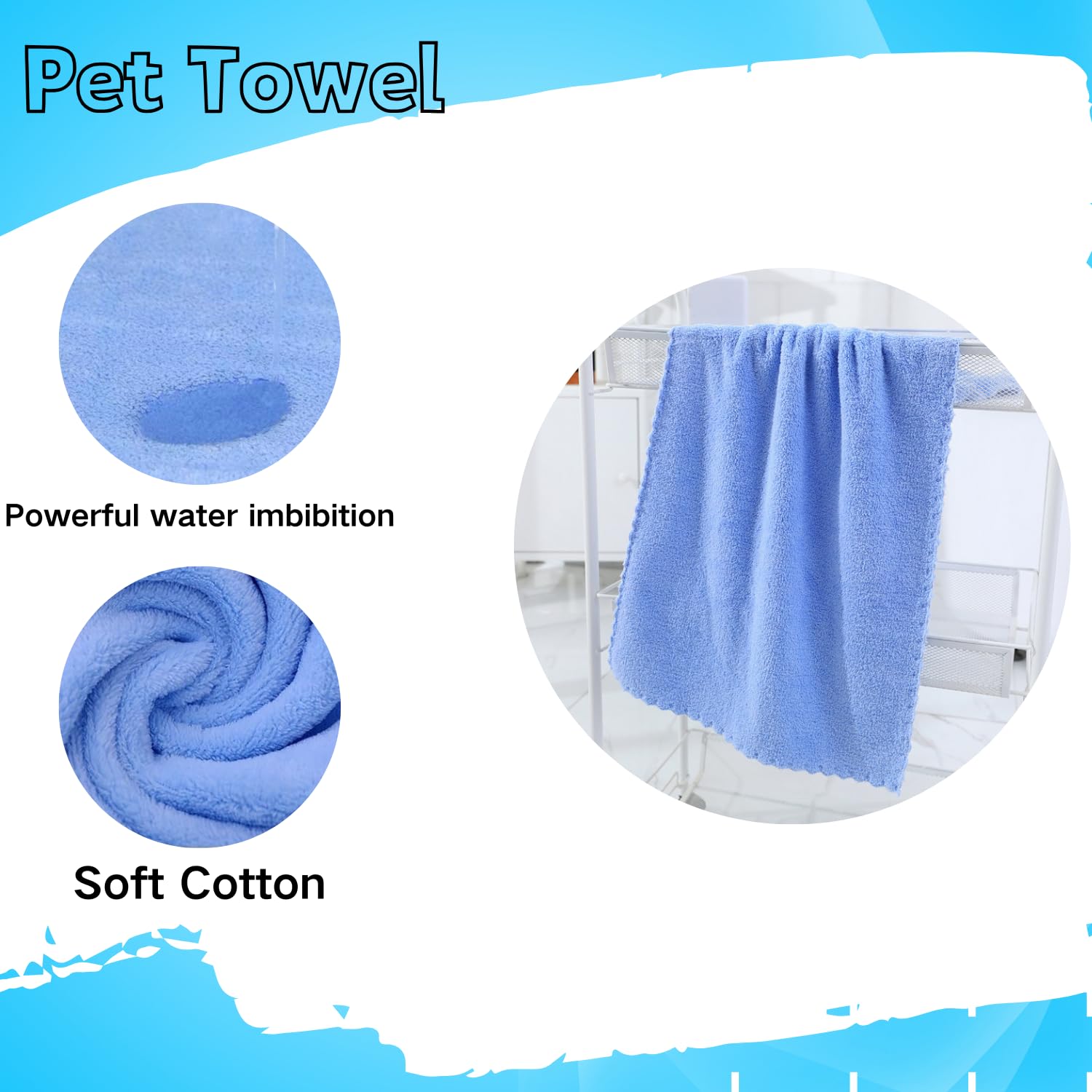 Foldable Reptile Bathtub with Brush & Towel - for Bearded Dragons, Turtles, Hedgehogs - Pet Cleaning & Relaxation
