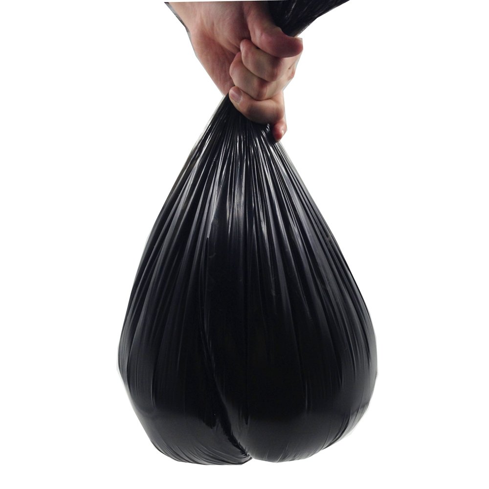 1.6 Gallon Trash Can Liners - 150 Count Heavy Duty Drawstring Garbage Bags for Small Wastebaskets & Office Bins | BCW Brand | Perfect for Bathroom, Bedroom, Kitchen & Desk Use