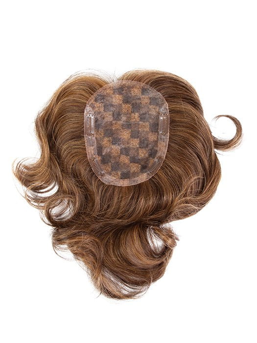 10 Guilty Pleasure Human Hair Lace Front Topper with Mono Top - Natural Looking Hair Topper for Thinning Hair | Perfect for Daily Wear, Special Occasions & Confidence Boost