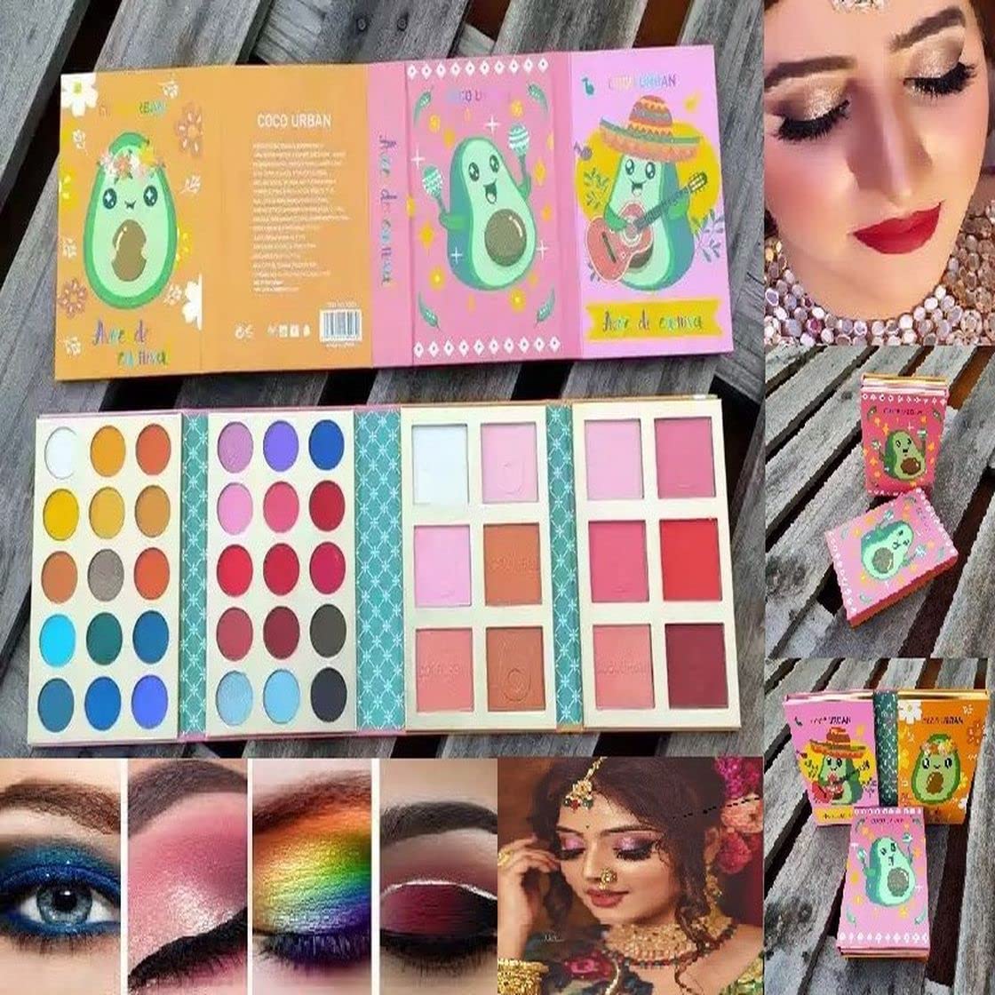 STUNHUB Professional Eyeshadow Palette - High Pigmented Makeup Kit with Highlighter (110g, Multicolor) for Party, Wedding & Everyday Glam Looks
