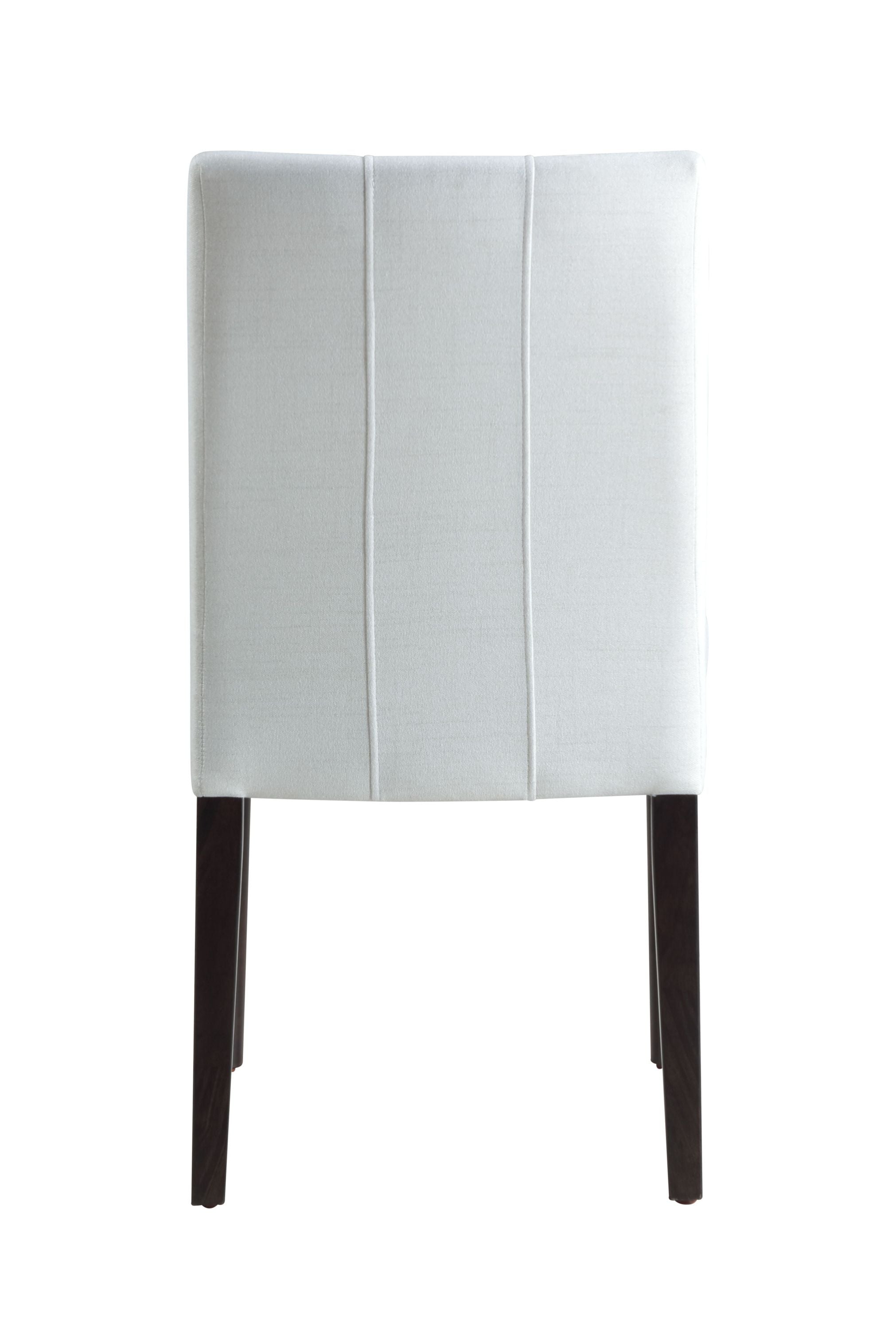 Carena White Finish Side Chairs (Set of 2) - Modern Dining Room Chairs for Kitchen, Breakfast Nook, or Office - Comfortable & Stylish Seating Solution