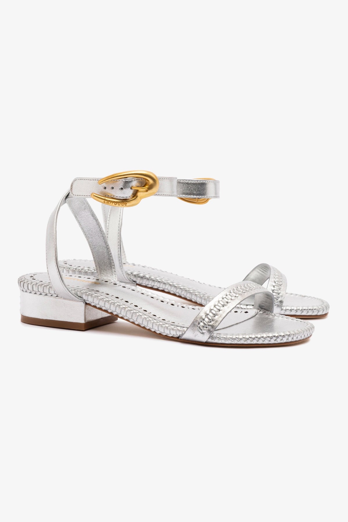 Verona Flat Sandal Women's Comfortable Metallic Leather Slip-On Shoes for Summer Beach Walking & Casual Outfits