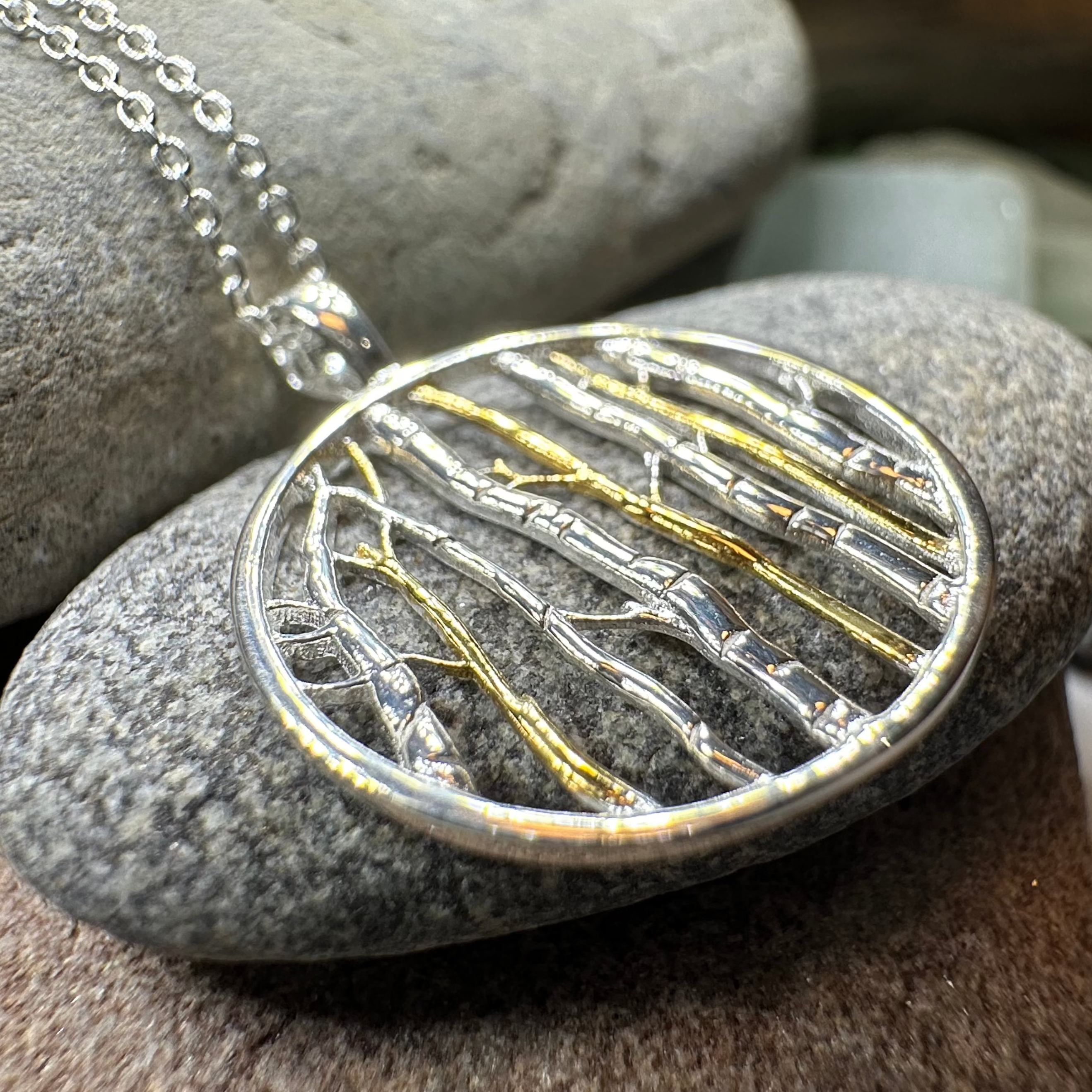 Birch Tree Forest Necklace - Elegant Nature-Inspired Jewelry for Women | Perfect for Outdoor Adventures, Weddings & Everyday Wear