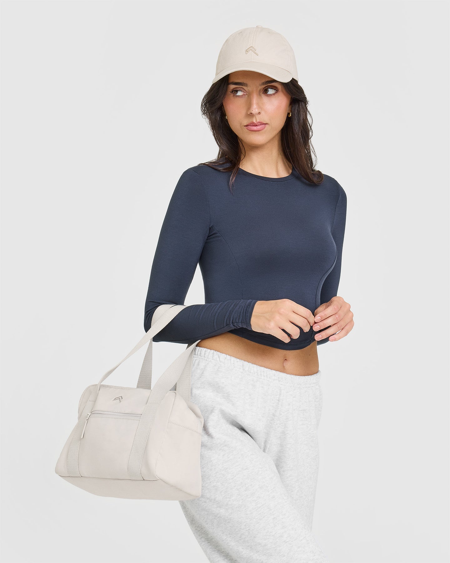 Mellow™ Soft Mid Long Sleeve Top for Women - Comfortable Stretch Casual Shirt in True Blue | Perfect for Work, Weekend Outfits & Layering