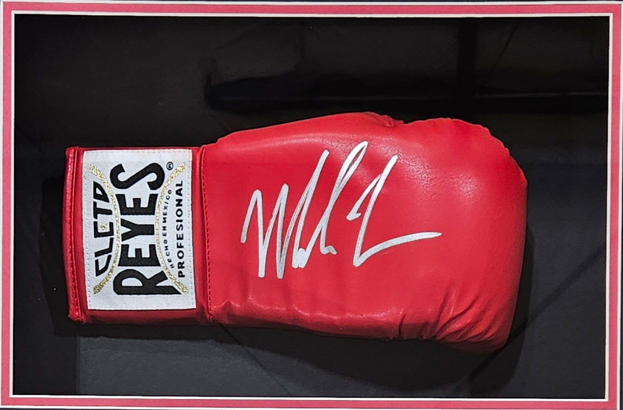 Mike Tyson Autographed Red Right Hand Cleto Reyes Boxing Gloves - JSA ITP Certified - Perfect for Collectors, Boxing Memorabilia & Home Gym Display