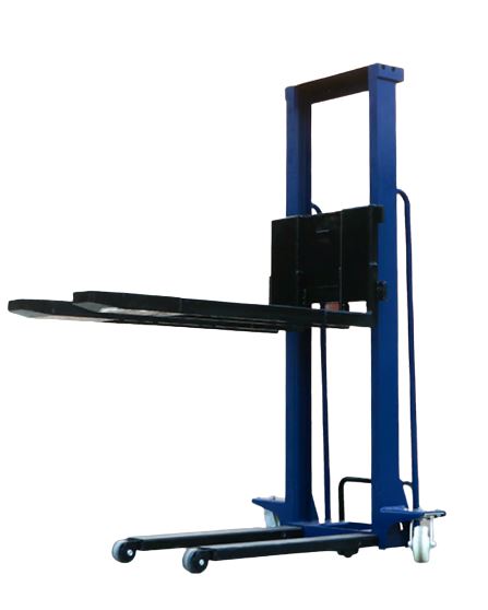 Aiko 0.5 Ton 1.6m Semi Self Lifting Electric Stacker - PT YM 0.5T/1.6M Model | Warehouse Pallet Stacker for Loading, Unloading & Material Handling