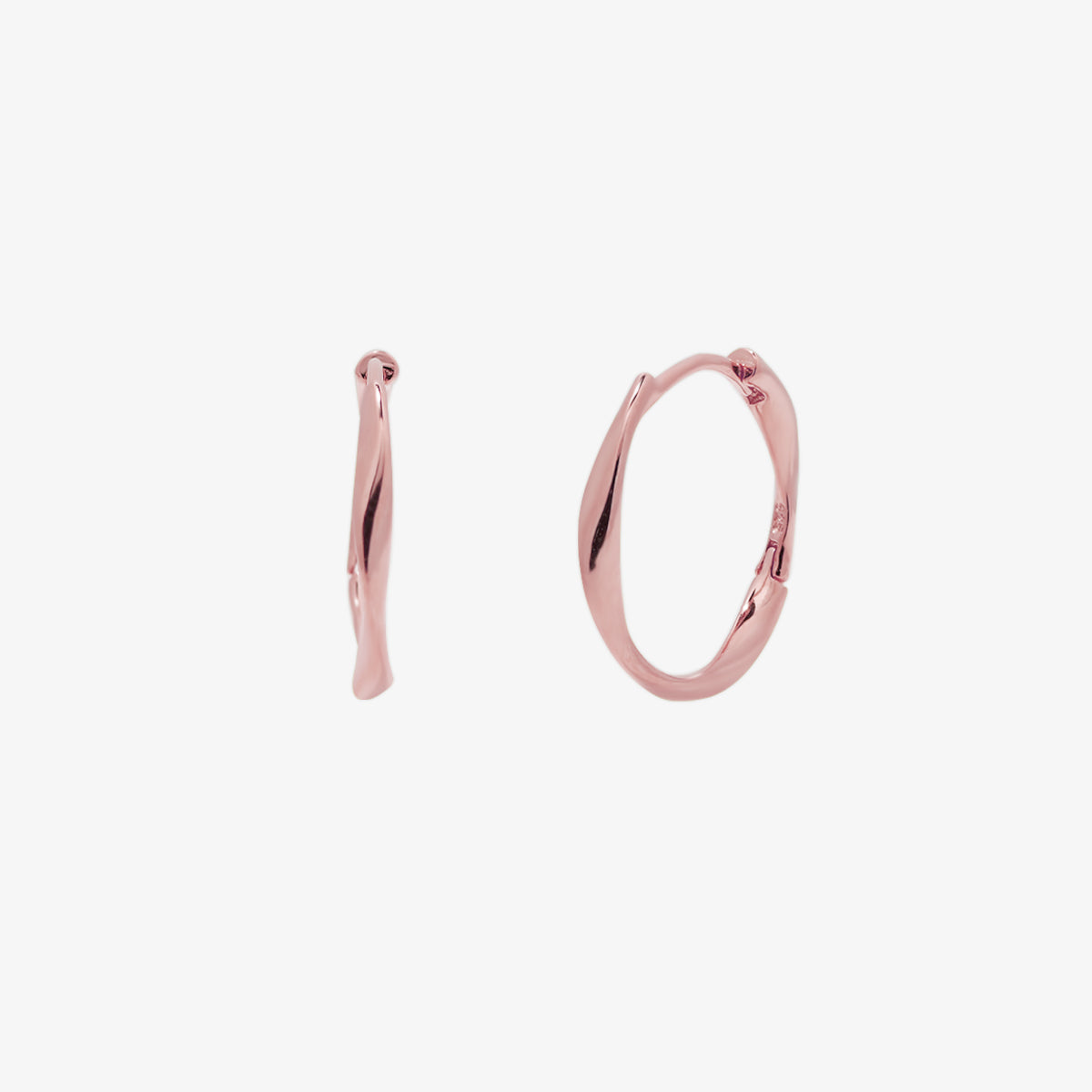 Twisted One-Touch Earrings for Women - Easy Clip-On Hoop Earrings for Everyday Wear | Perfect for Work, Parties & Gifts