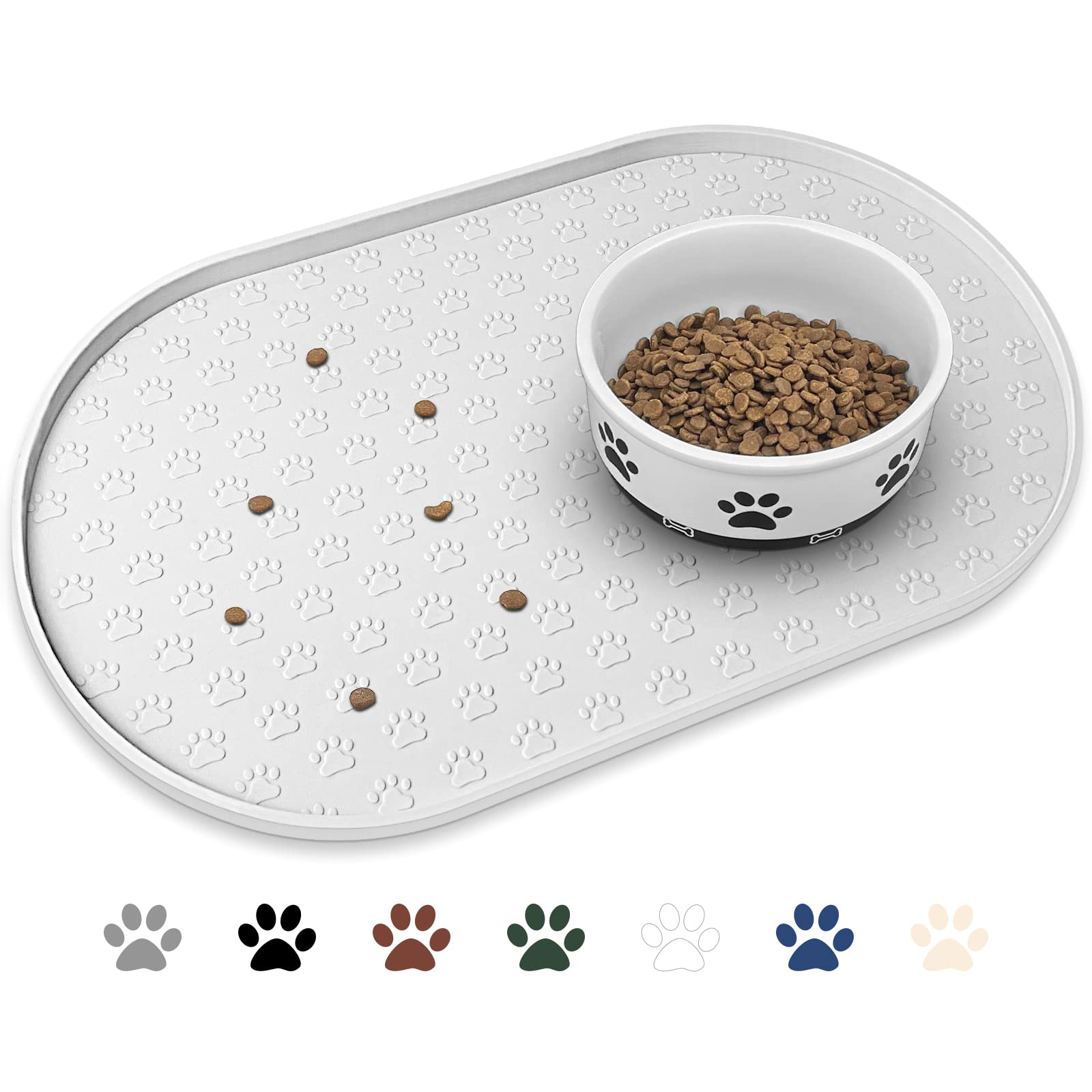 Non-Slip Waterproof Pet Placemat for Dogs and Cats - 19