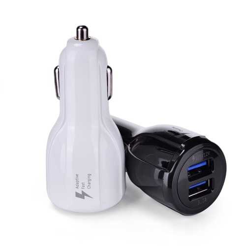 Bakeey QC 3.0 Fast Car Charger - Dual USB Port 5V/3A 9V/1.5A 12V Quick Charge for iPhone Samsung Android Phones - Perfect for Road Trips & Daily Commute