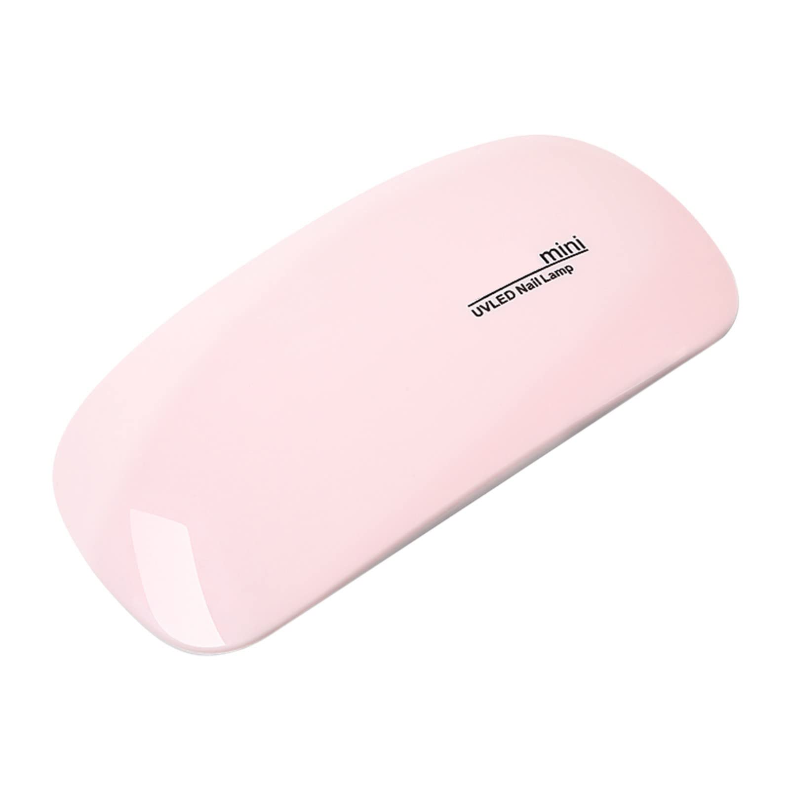 Mini UV LED Nail Lamp for Gel Polish - Portable USB Nail Dryer with Backlight, No Cable Needed - Perfect for Home Manicures, Salon Nails & Toenail Art