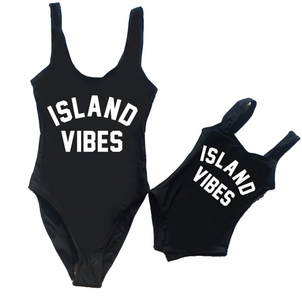 Mommy Shark Classic California One Piece Bathing Suit for Girls | Baby Shark Kids Swimsuit | Beach, Pool & Summer Water Play