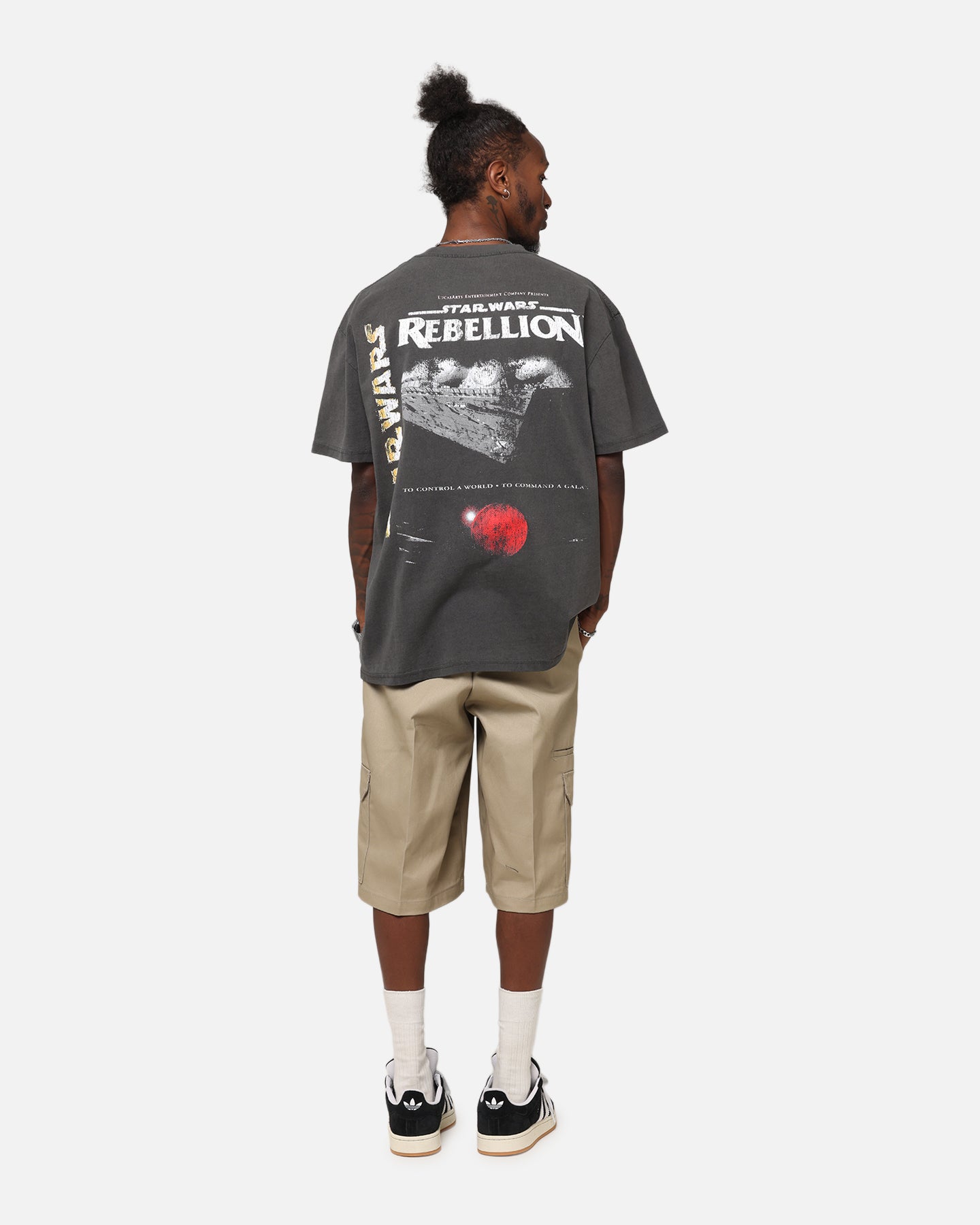 Star Wars Battlefront Rebellion Heavy T-Shirt for Men - Black Vintage Graphic Tee - Perfect for Cosplay, Gaming & Casual Wear