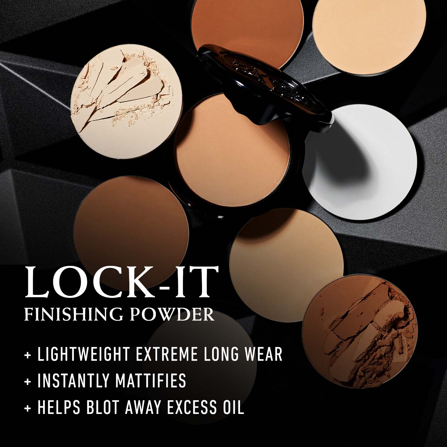 Lock It Refillable Finishing Powder - Oil Control & Pore Minimizing Makeup Setting Powder for Flawless Matte Finish | Perfect for Everyday Wear & Special Occasions