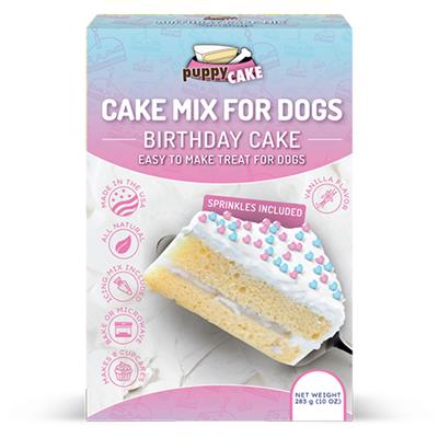 Organic Puppy Cake Mix with Icing - Healthy Dog Birthday Cake Mix for Small & Large Dogs - Perfect for Puppy Parties, Dog Birthdays & Special Occasions