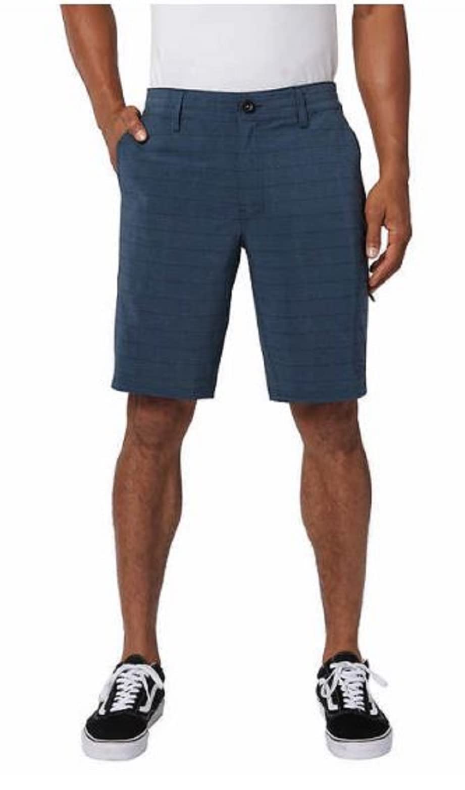 Men's Hybrid Curl Shorts - Dark Navy, Size 32 | Quick-Dry Athletic Shorts for Basketball, Running & Gym Workouts