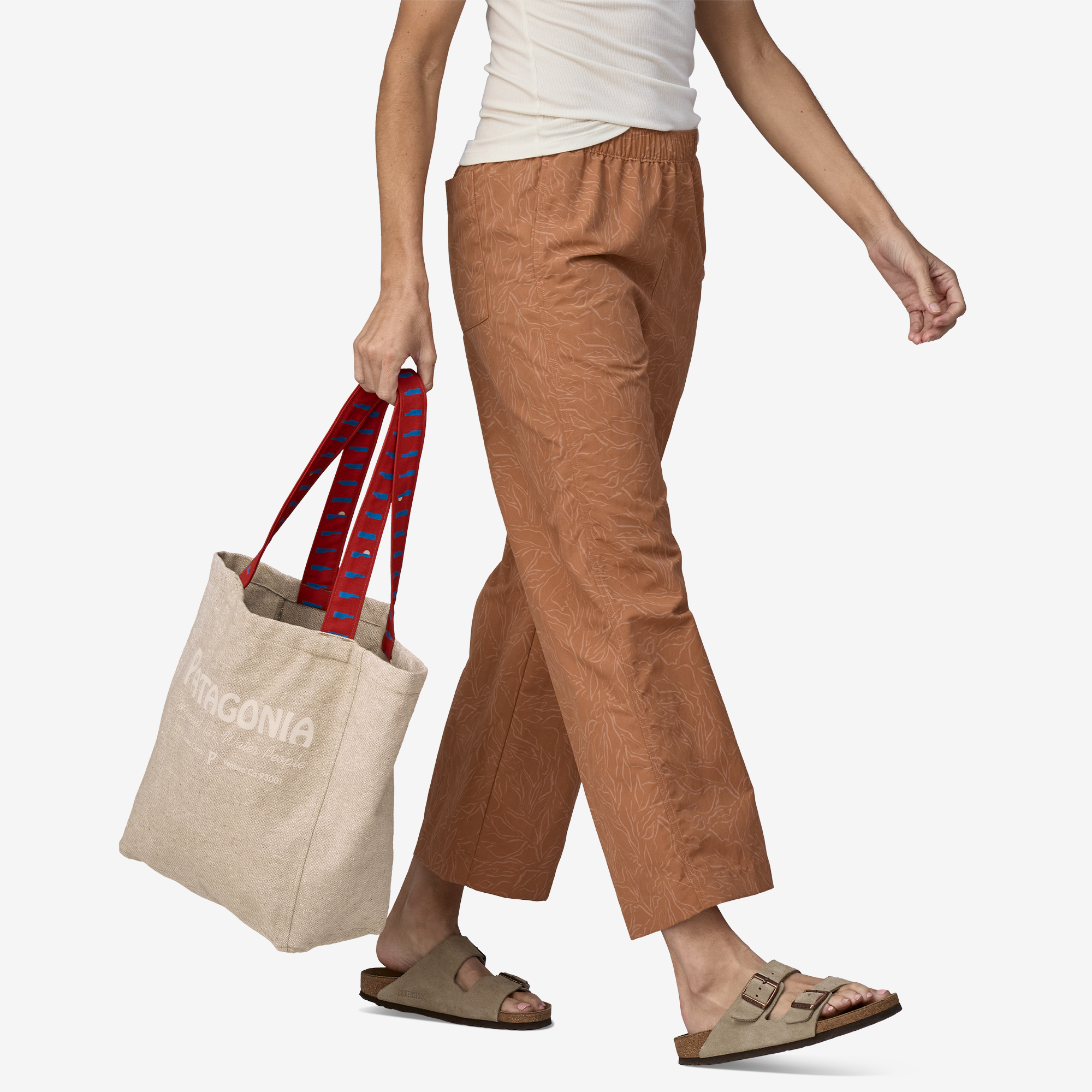 Eco-Friendly Recycled Cotton Market Tote Bag - Sustainable Shopping Grocery Bag for Farmers Market, Beach & Daily Use
