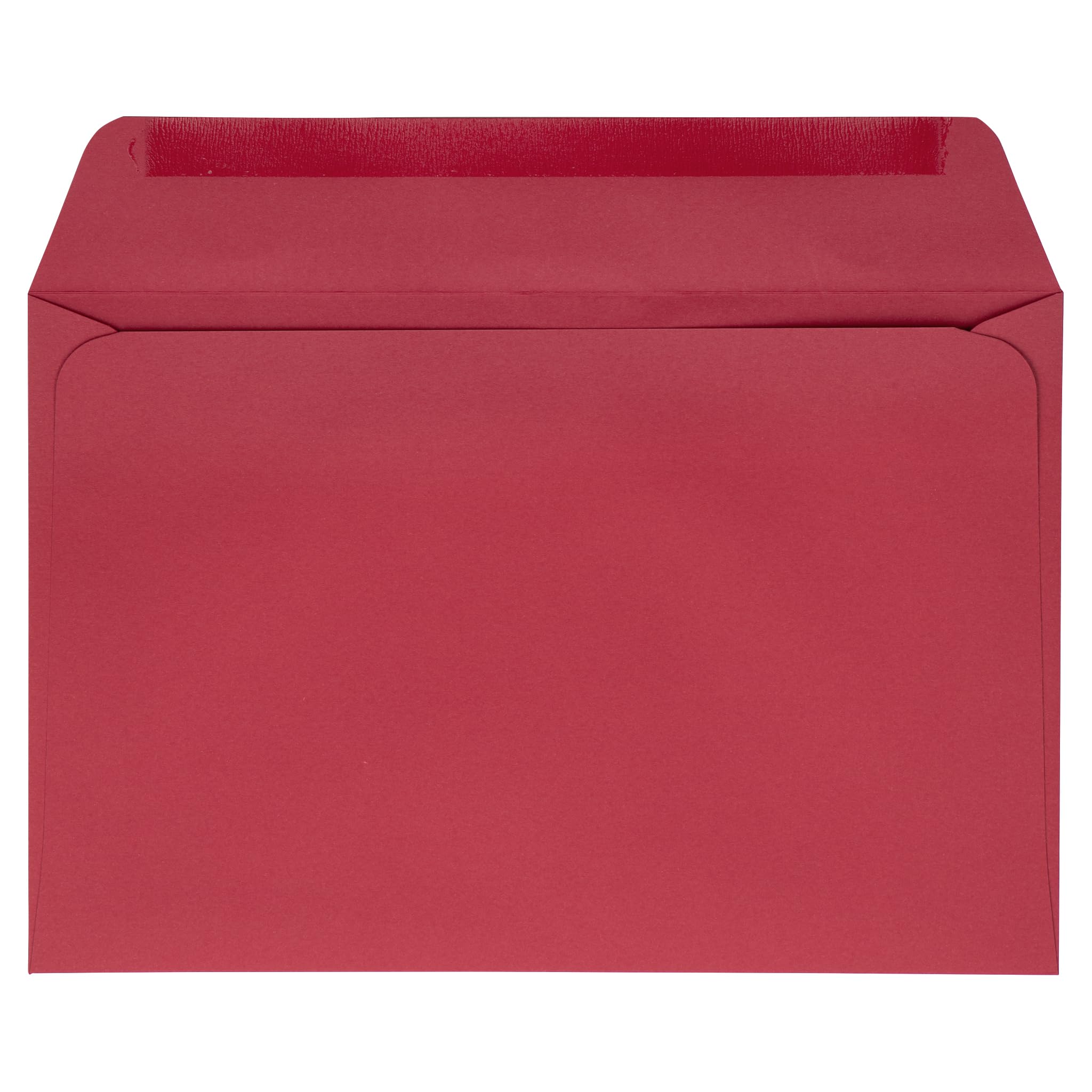LUXPaper 6 x 9 Full Face Window Envelopes - Ruby Red | 80lb. Premium Text Paper | 1000 Pack (1,000 Qty) | Ideal for Business Mailing, Invoices & Wedding Invitations