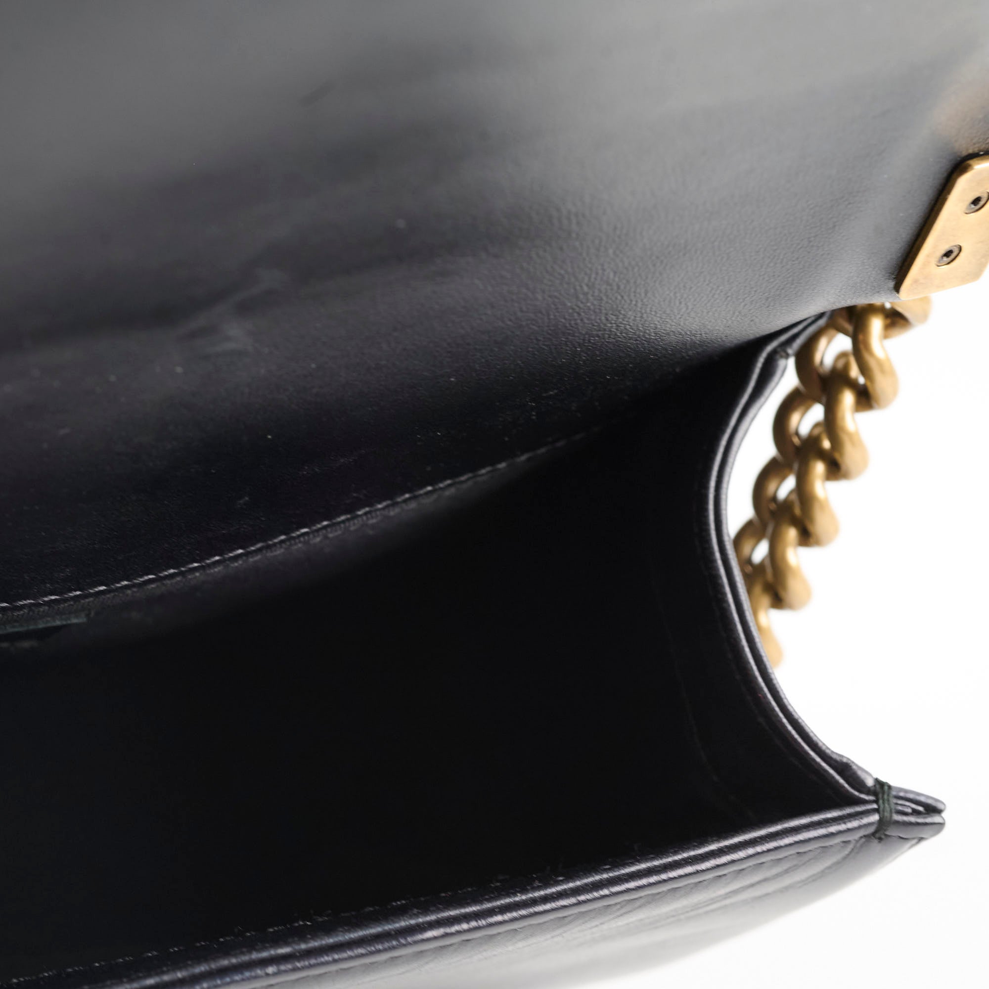 Chanel Old Medium Lambskin Boy Black Series 19 Bag - Luxury Designer Handbag for Women | Perfect for Evening Events, Parties & Special Occasions