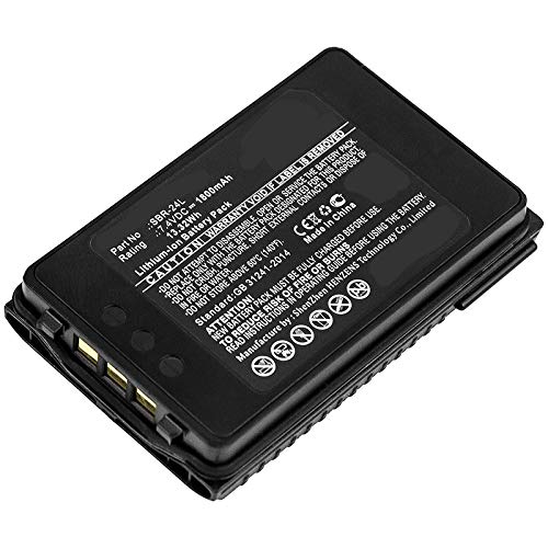Synergy Digital 2-Way Radio Battery for YAESU FT-70DR - 1800mAh Li-ion 7.4V High Capacity Replacement Battery (Compatible with YAESU SBR-24L) - Perfect for Emergency Communication, Outdoor Adventures & Ham Radio Enthusiasts