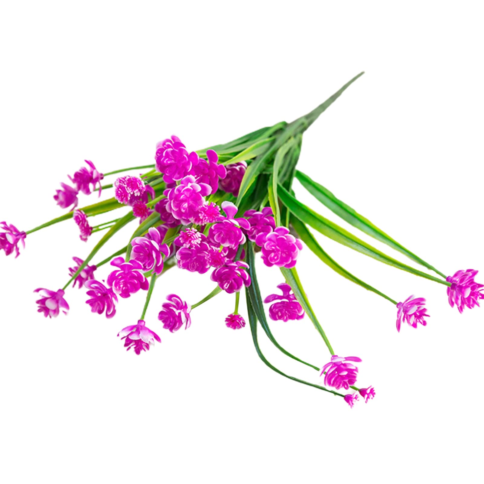 LAJIAO Artificial Flowers - 7 Forked Realistic Fake Flower Branch, Vivid Plastic Spring Decor for Home, Wedding & Party | Perfect for Centerpieces, Table Arrangements & Indoor Decoration