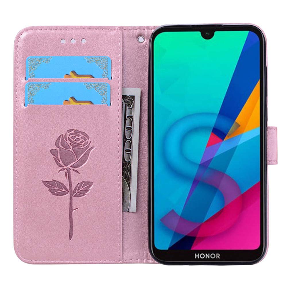 PKQTOP Shockproof Flip Wallet Leather Phone Case for Samsung Galaxy A51 4G (6.5