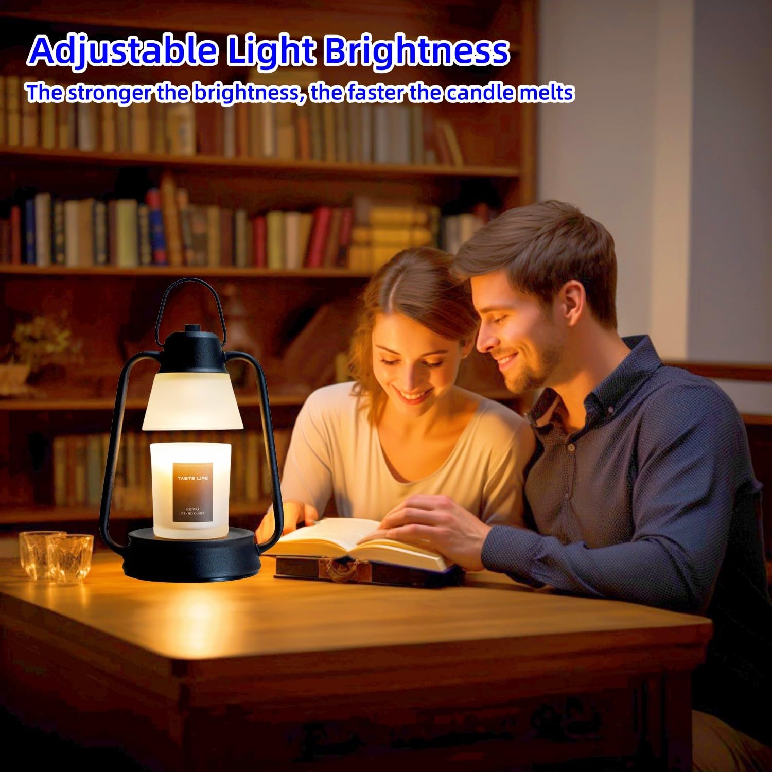 Electric Candle Warmer Lamp with Timer & Dimmer - Wax Melter for All Jar Candles, Home Decor Gift, Aromatherapy Wax Warmer - Perfect for Living Room, Bedroom, and Spa Relaxation
