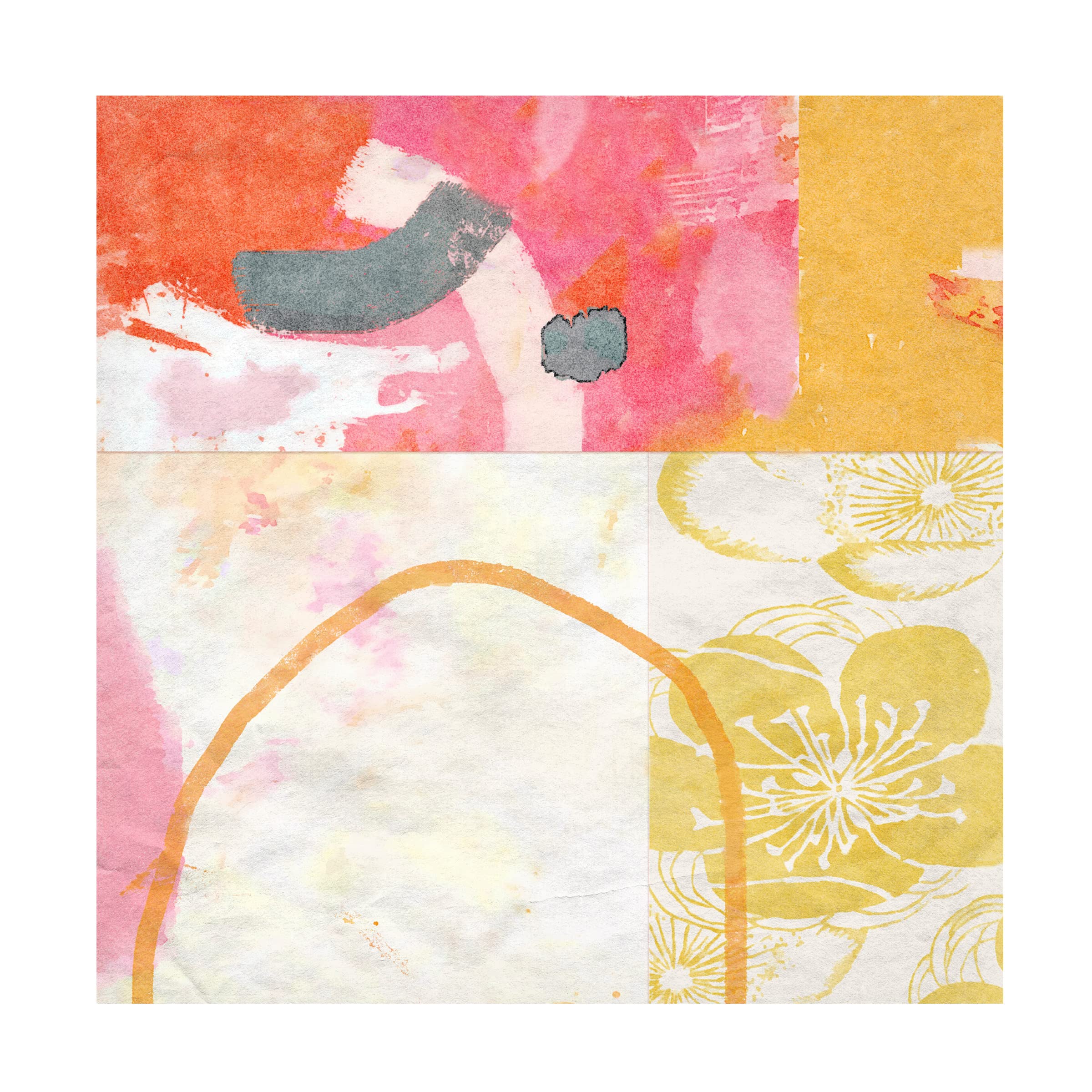 Trademark Fine Art 'Kimono No 1' Canvas Wall Art by Suzanne Nicoll - Japanese Inspired Home Decor for Living Room, Bedroom & Office