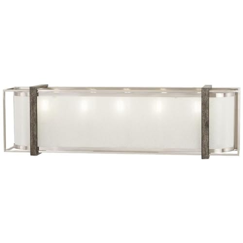 Minka Lavery 4565-098 Tyson's Gate 5-Light Bathroom Vanity Lighting - 300W Brushed Nickel Wall Sconce for Bathroom, Powder Room & Dressing Area