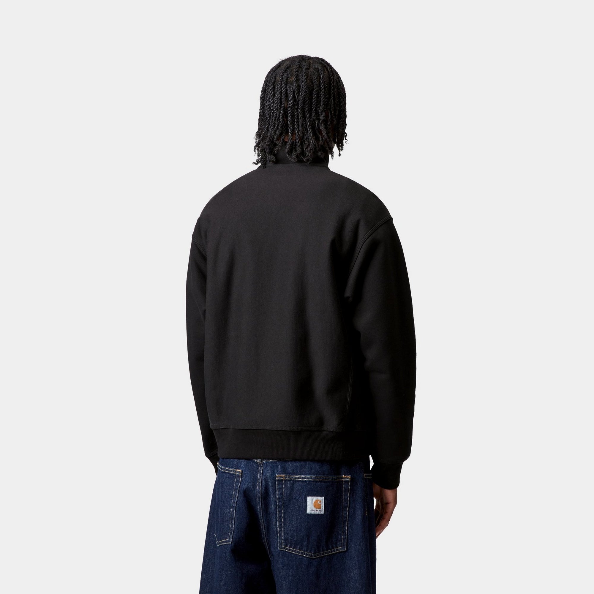 Half Zip American Script Sweatshirt for Men & Women | Black Pullover Hoodie - Casual Streetwear for Fall & Winter | Perfect for Gym, Running, and Everyday Wear
