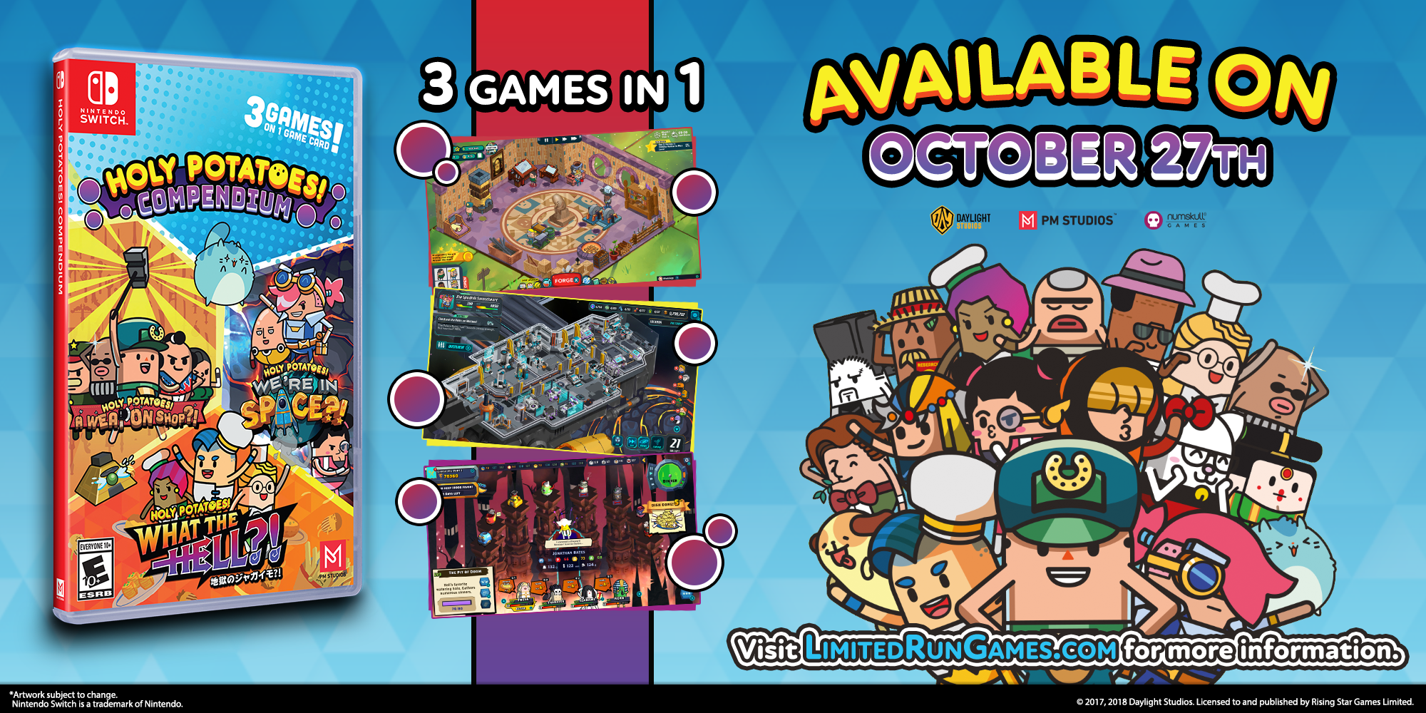 Holy Potatoes! Compendium for Nintendo Switch - Fun Family Game for All Ages | Perfect for Parties & Game Nights